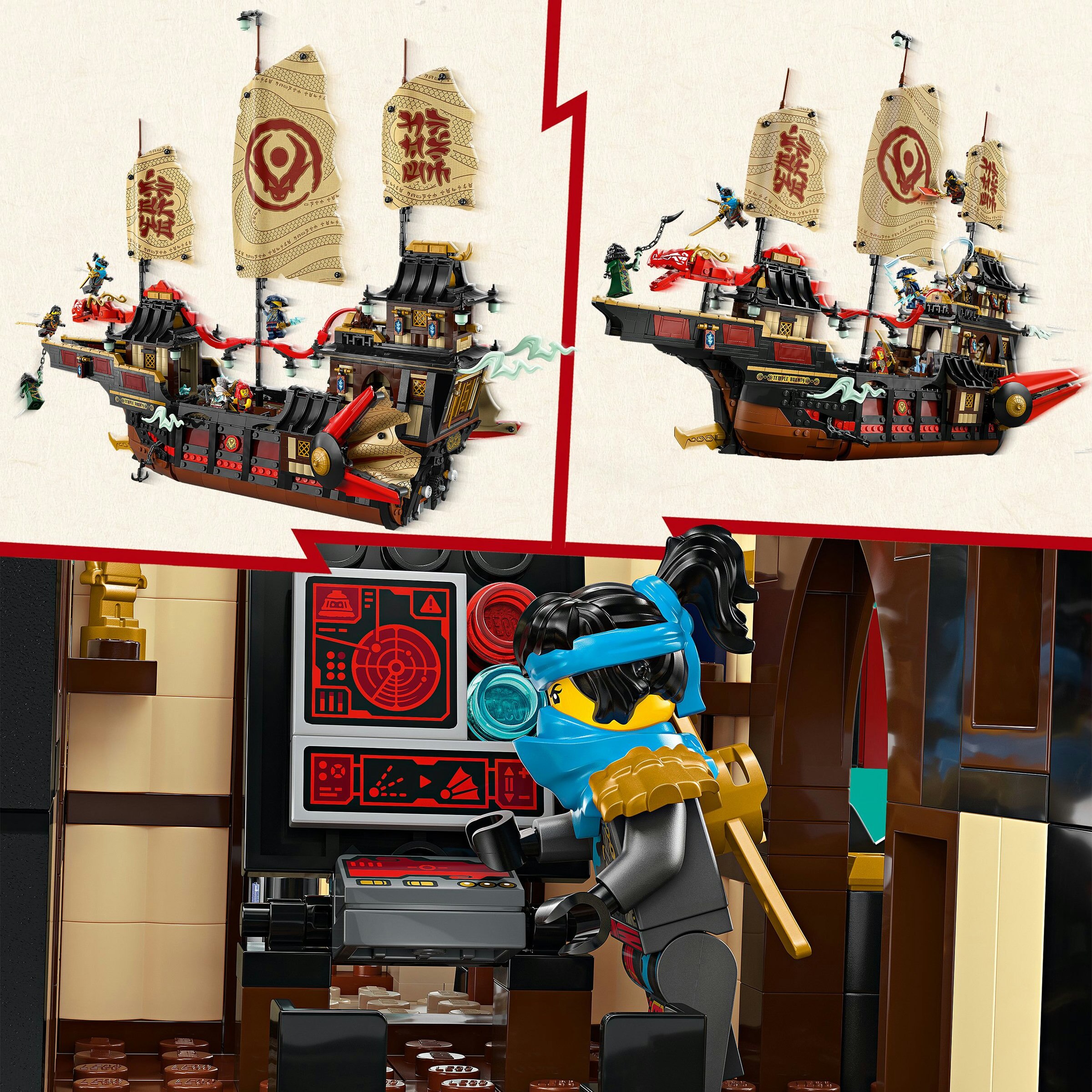 Juego de construcción Bounty del Templo LEGO Ninjago - 71848 5
