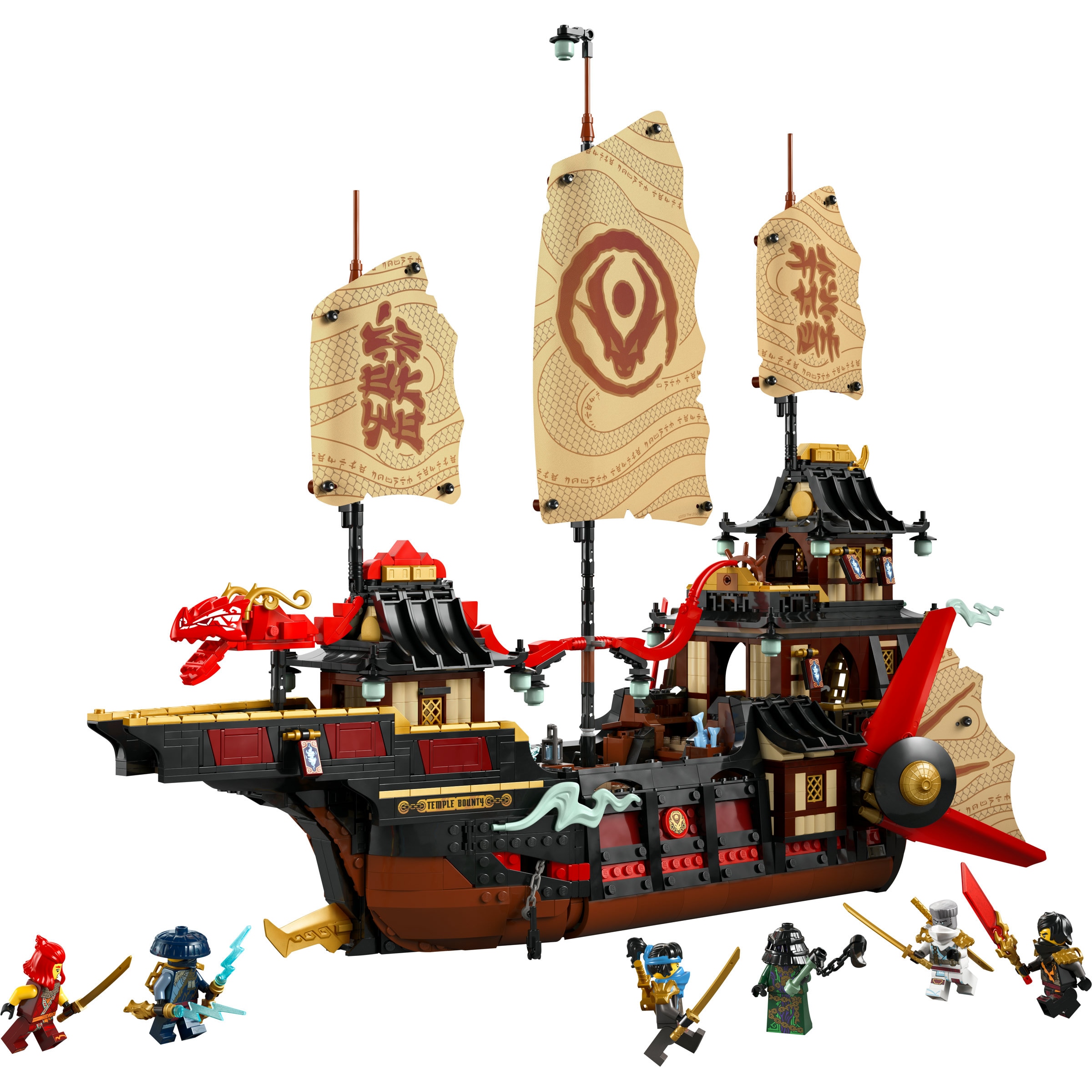 Juego de construcción Bounty del Templo LEGO Ninjago - 71848 7