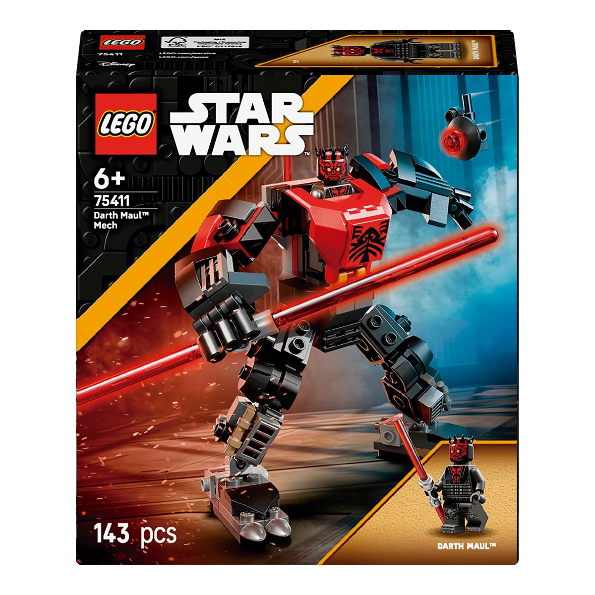Imagen 0 de Juego de construcción Meca de Darth Maul LEGO Star Wars - 75411