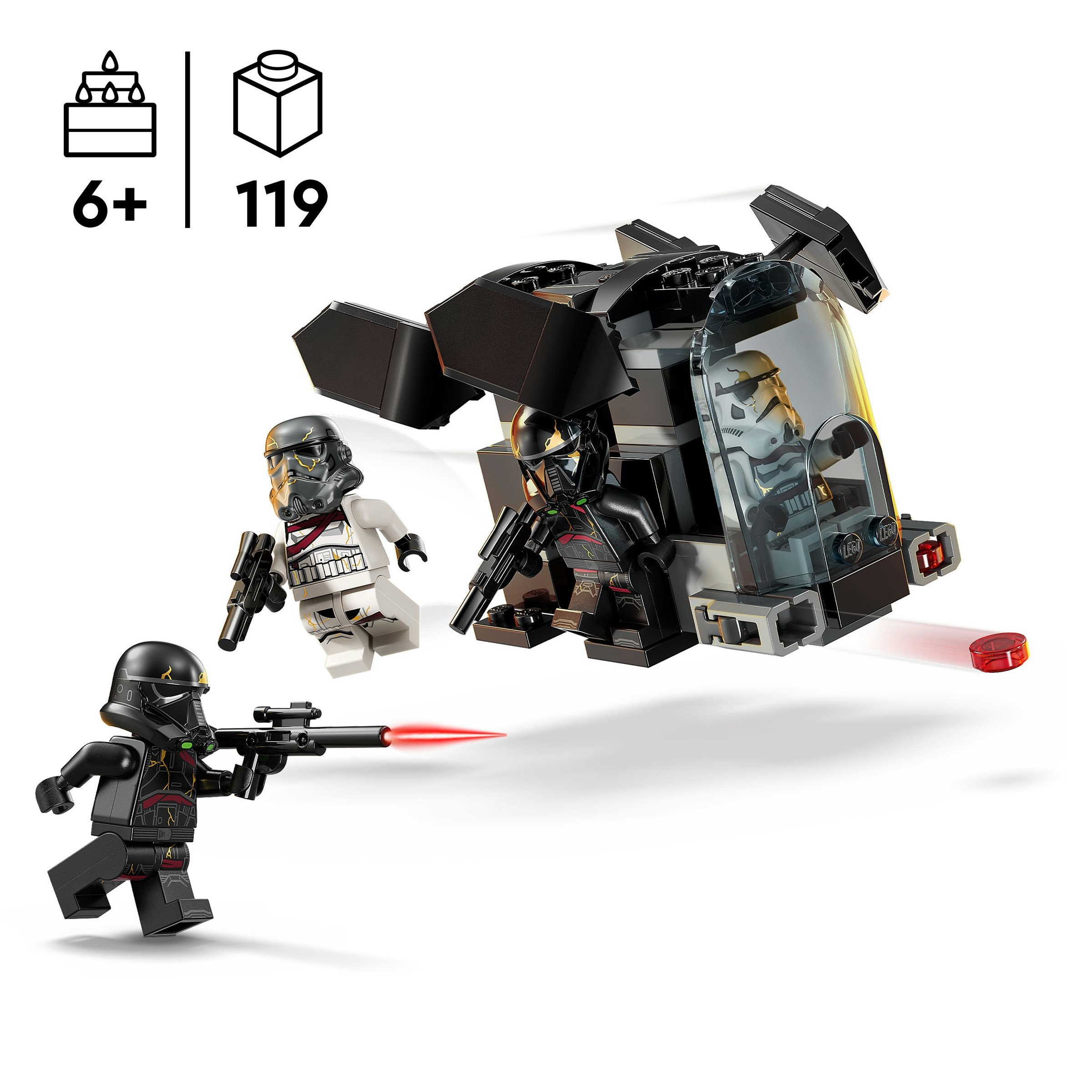 Juego de construcción Pack de Combate: Soldado de la Muerte y Soldado de la Noche LEGO Star Wars - 75412 3