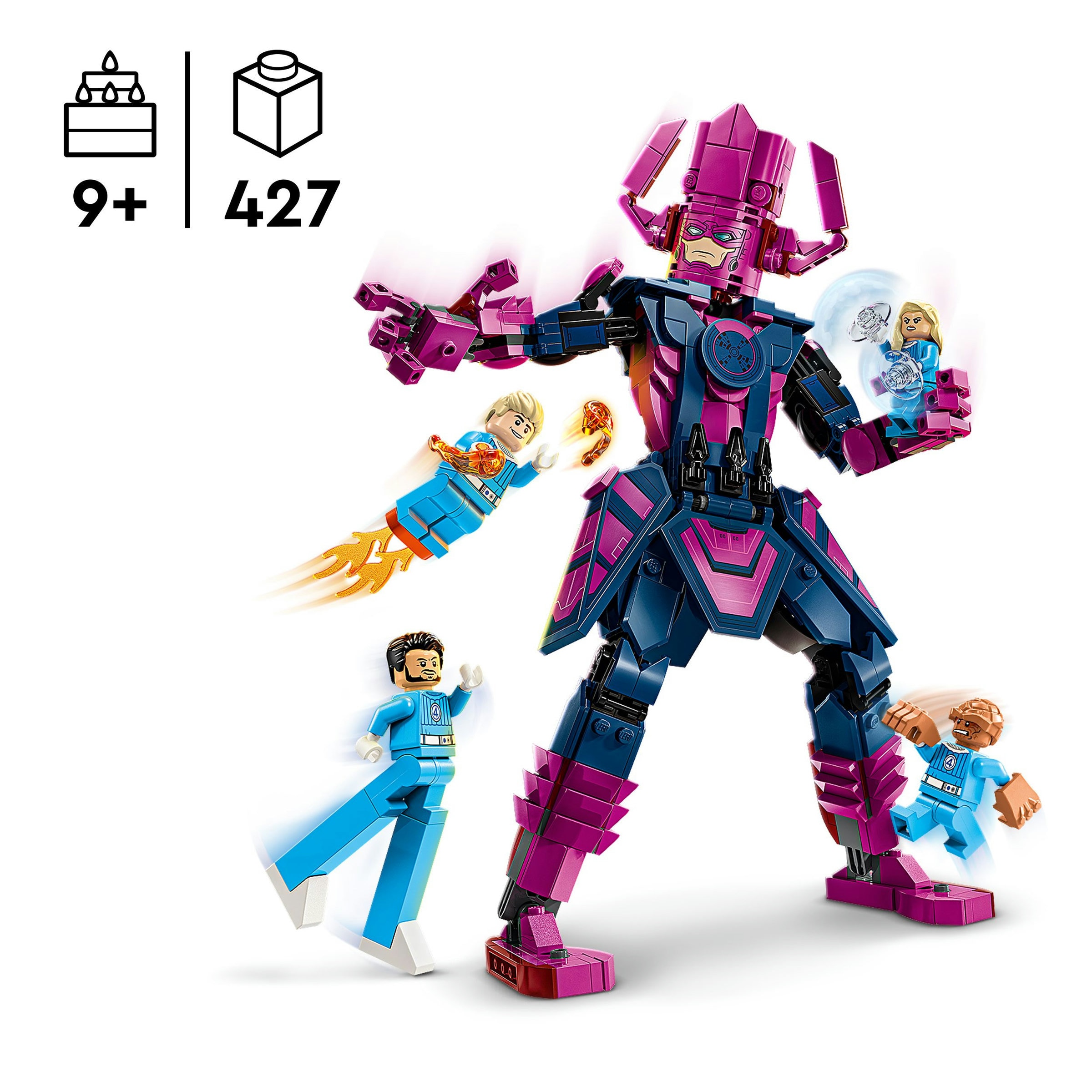 Juego de construcción Cuatro Fantásticos vs. Figura para Construir de Galactus Disney Marvel LEGO - 76316 3