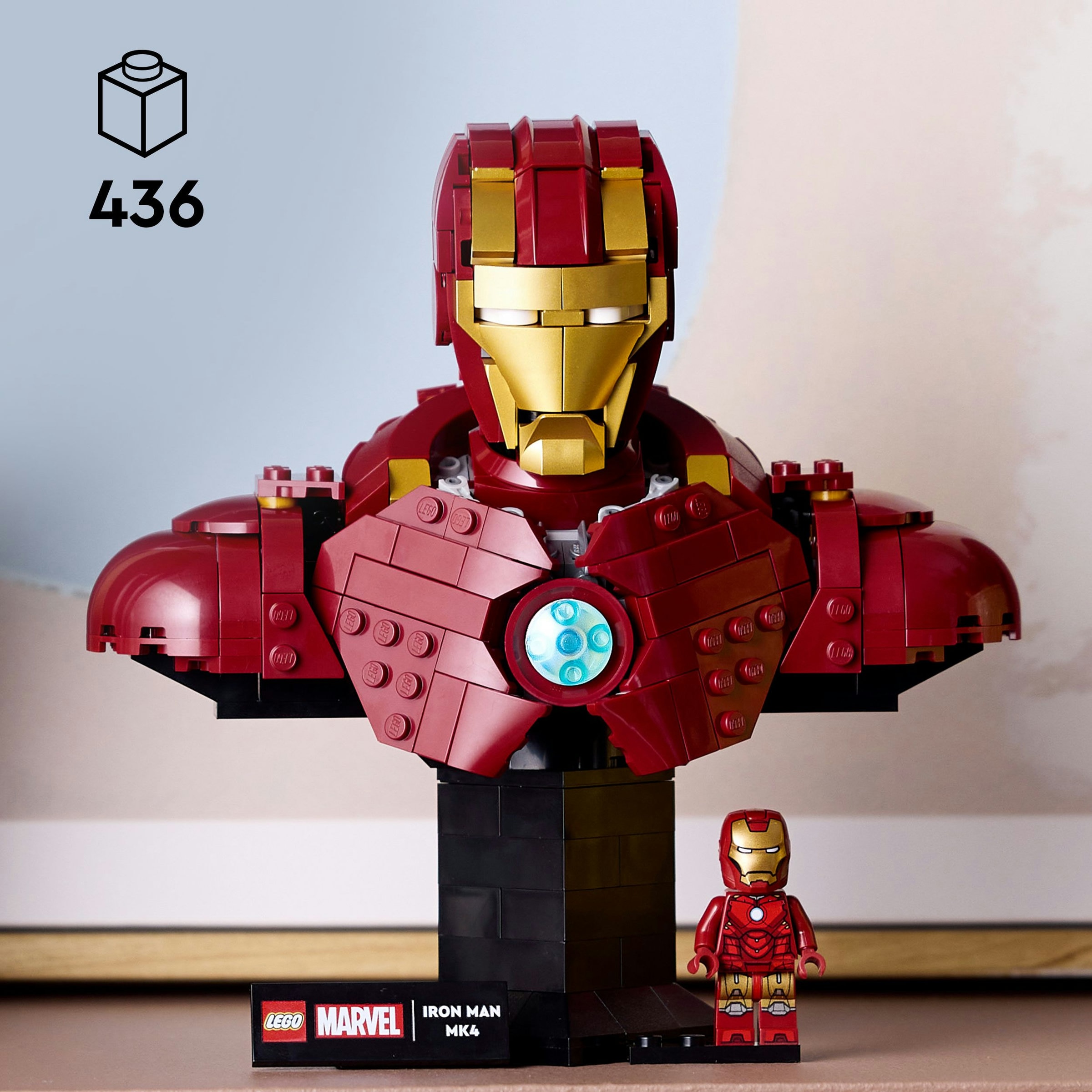 Juego de construcción Busto de Iron Man MK4 LEGO Super Hero - 76327 3