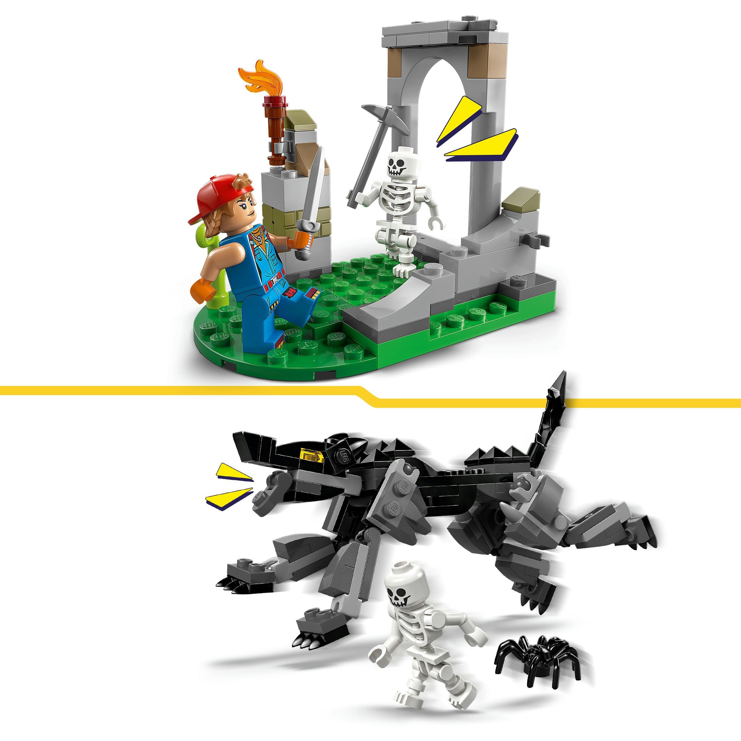 Juego de construcción Campamento de Banano y Bujía LEGO Fortnite - 77075 4