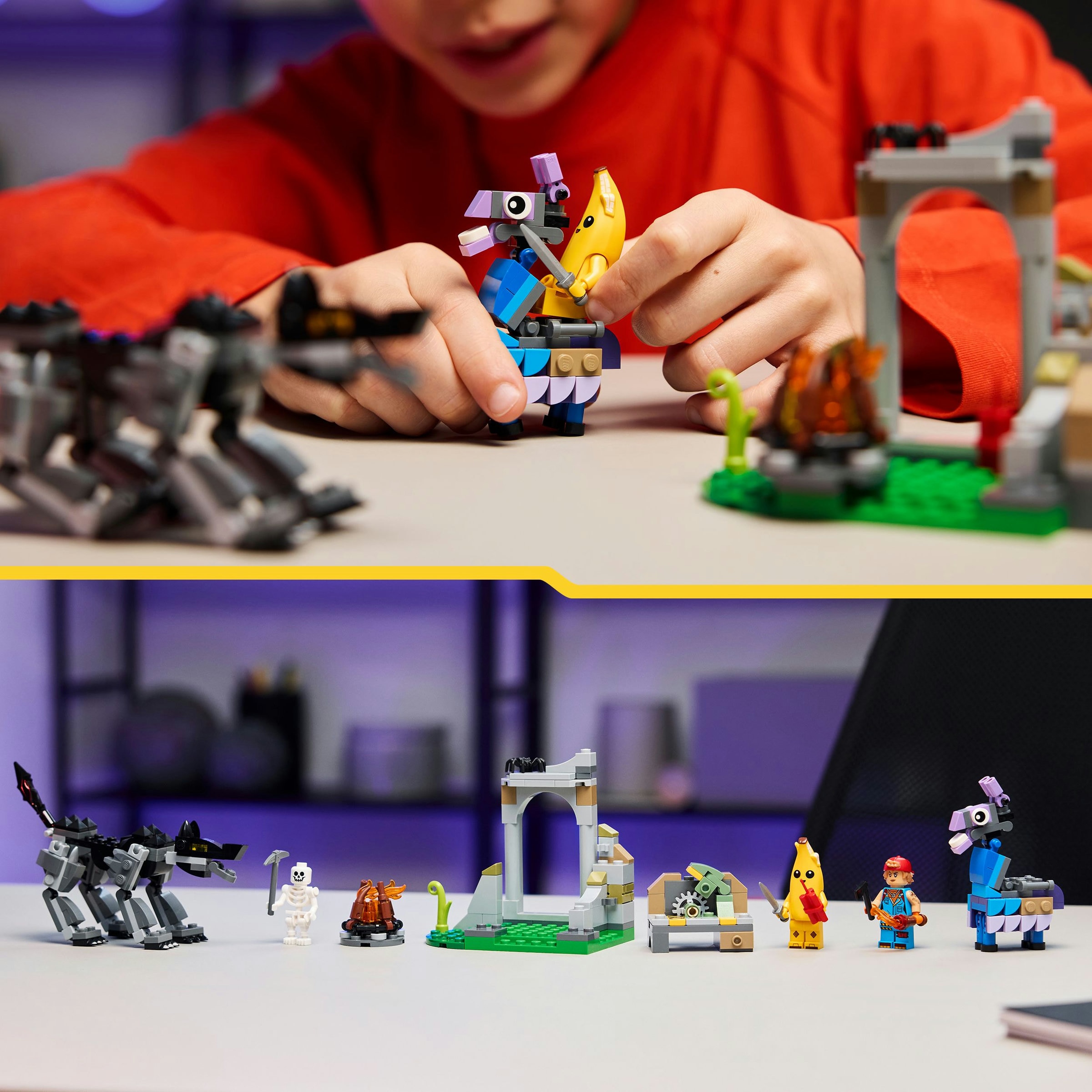 Juego de construcción Campamento de Banano y Bujía LEGO Fortnite - 77075 6