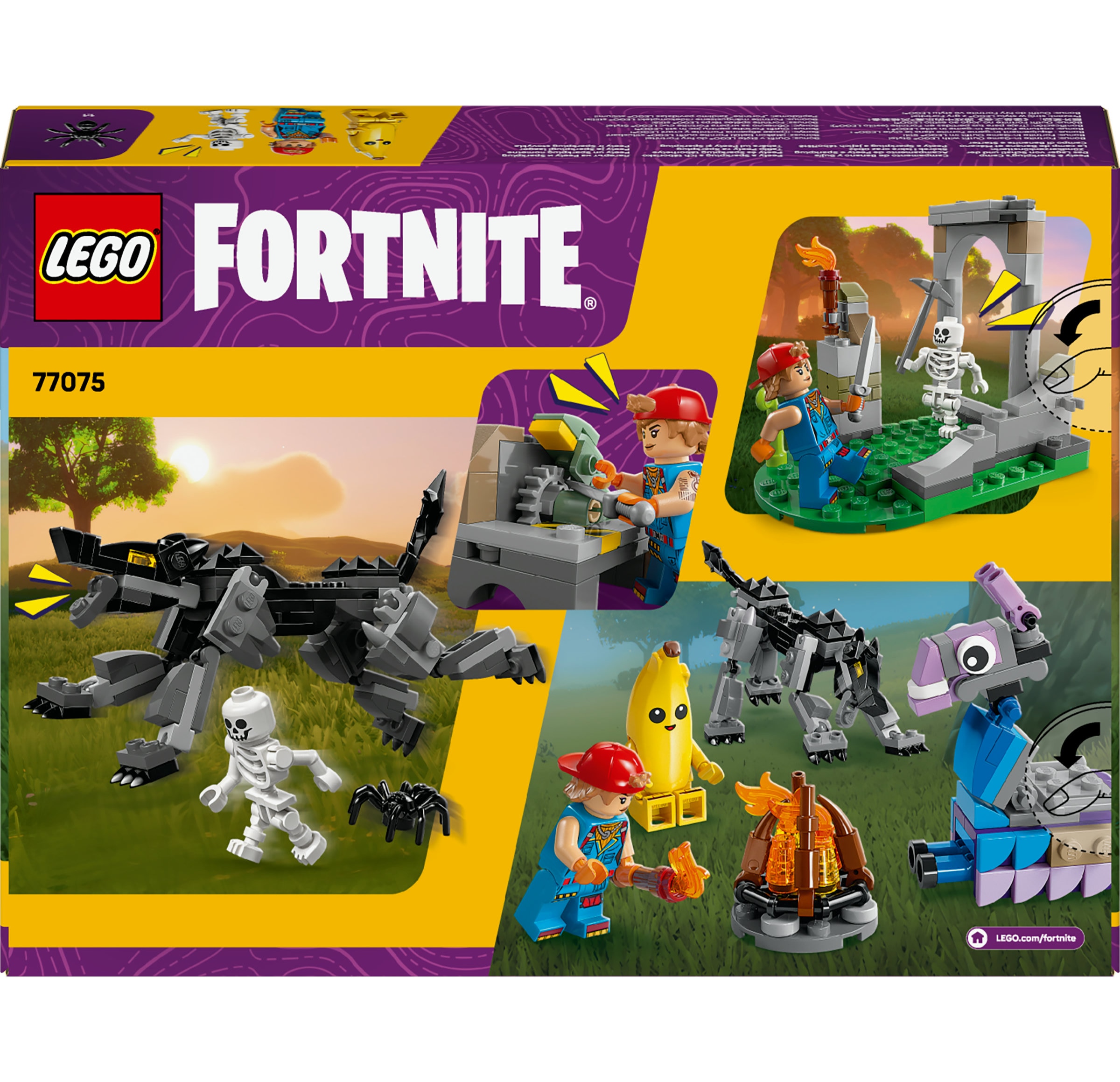 Juego de construcción Campamento de Banano y Bujía LEGO Fortnite - 77075 8