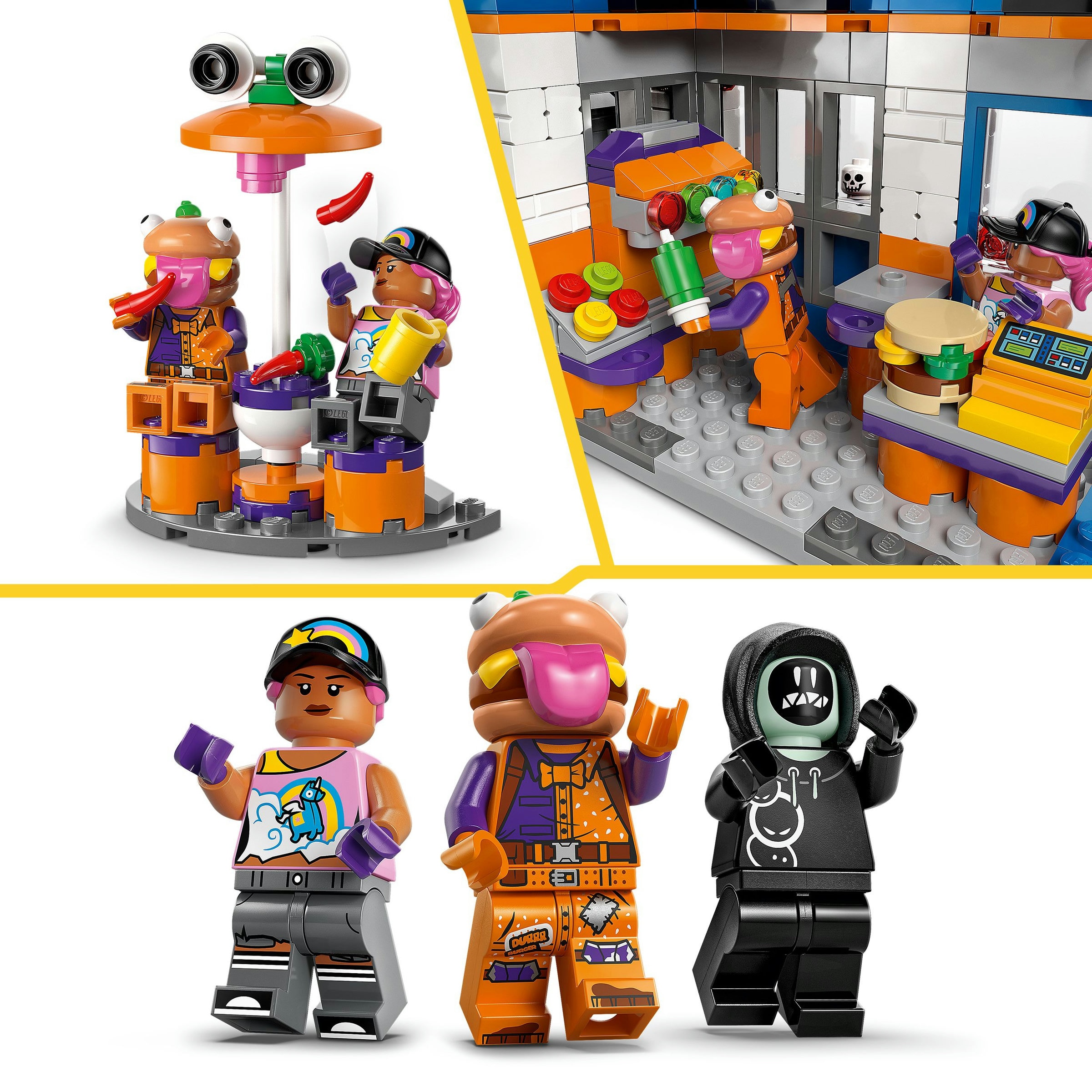 Juego de construcción Restaurante Hamburrrguesa LEGO Fortnite - 77076 5
