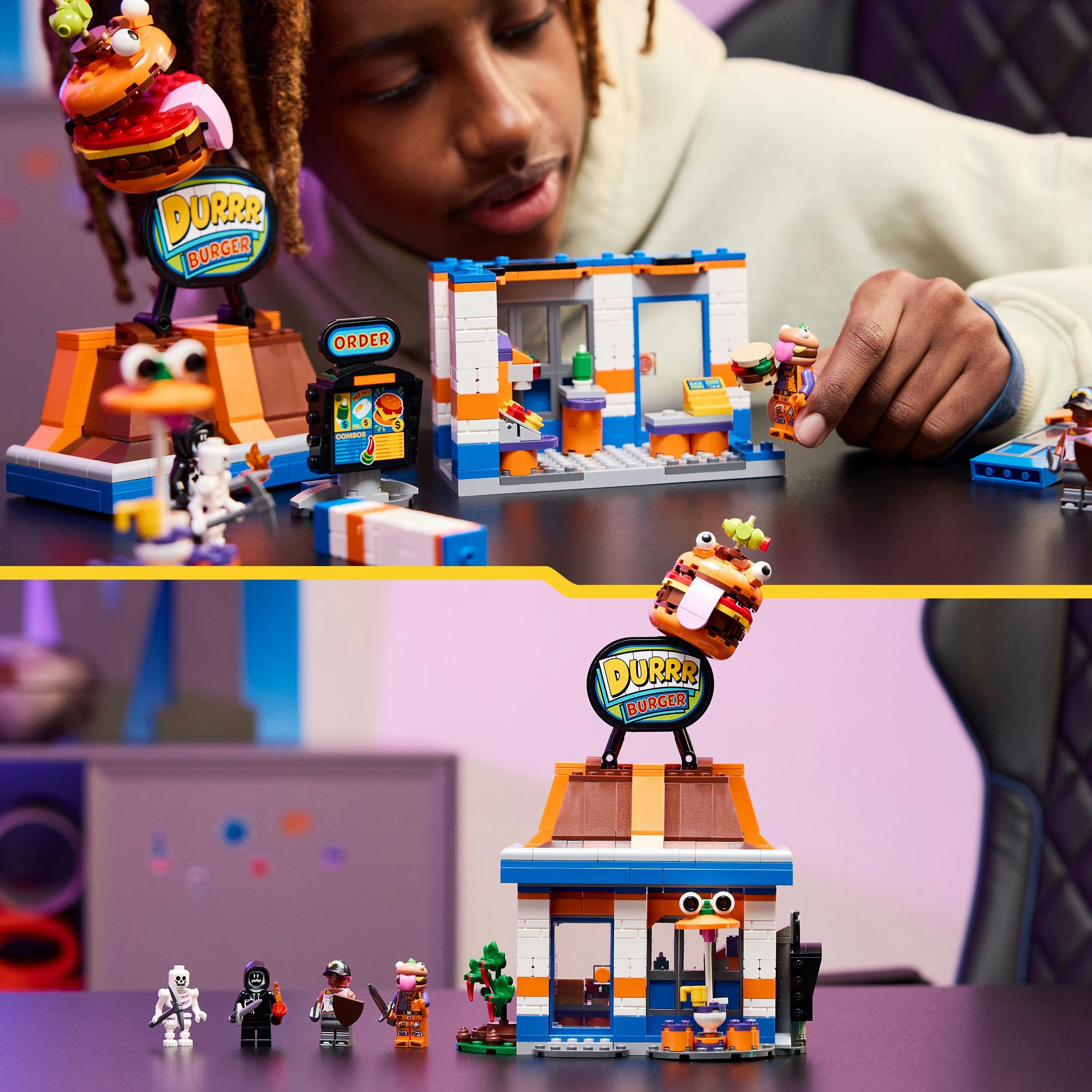 Juego de construcción Restaurante Hamburrrguesa LEGO Fortnite - 77076 6