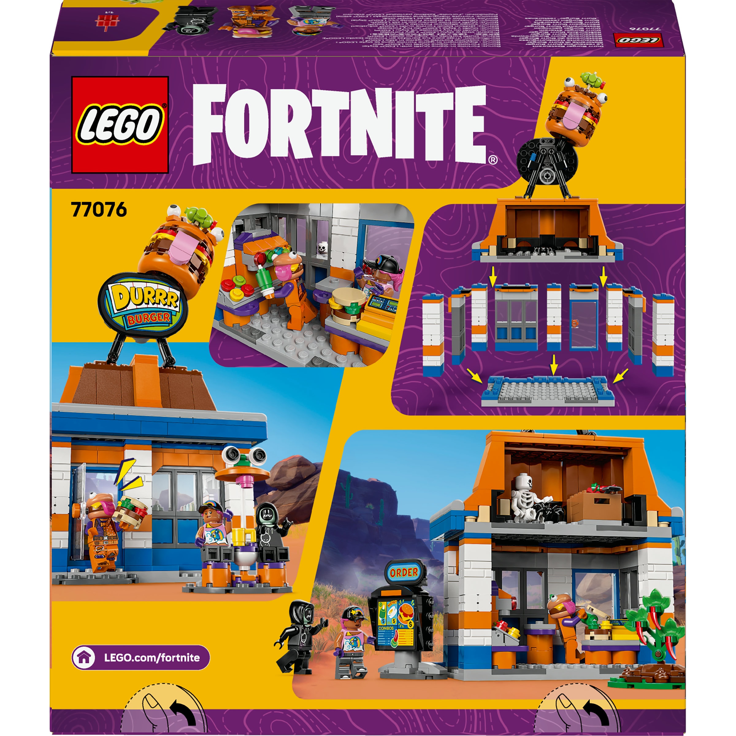 Juego de construcción Restaurante Hamburrrguesa LEGO Fortnite - 77076 8