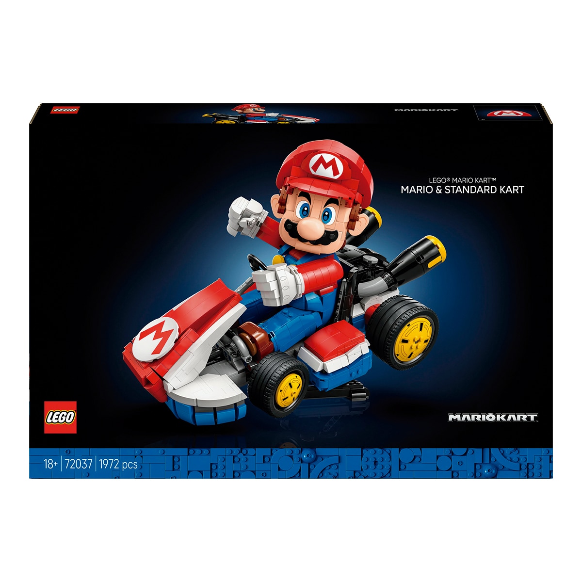 LEGO – Juego de construcción Mario Kart: Mario y Kart estándar LEGO Super Mario.