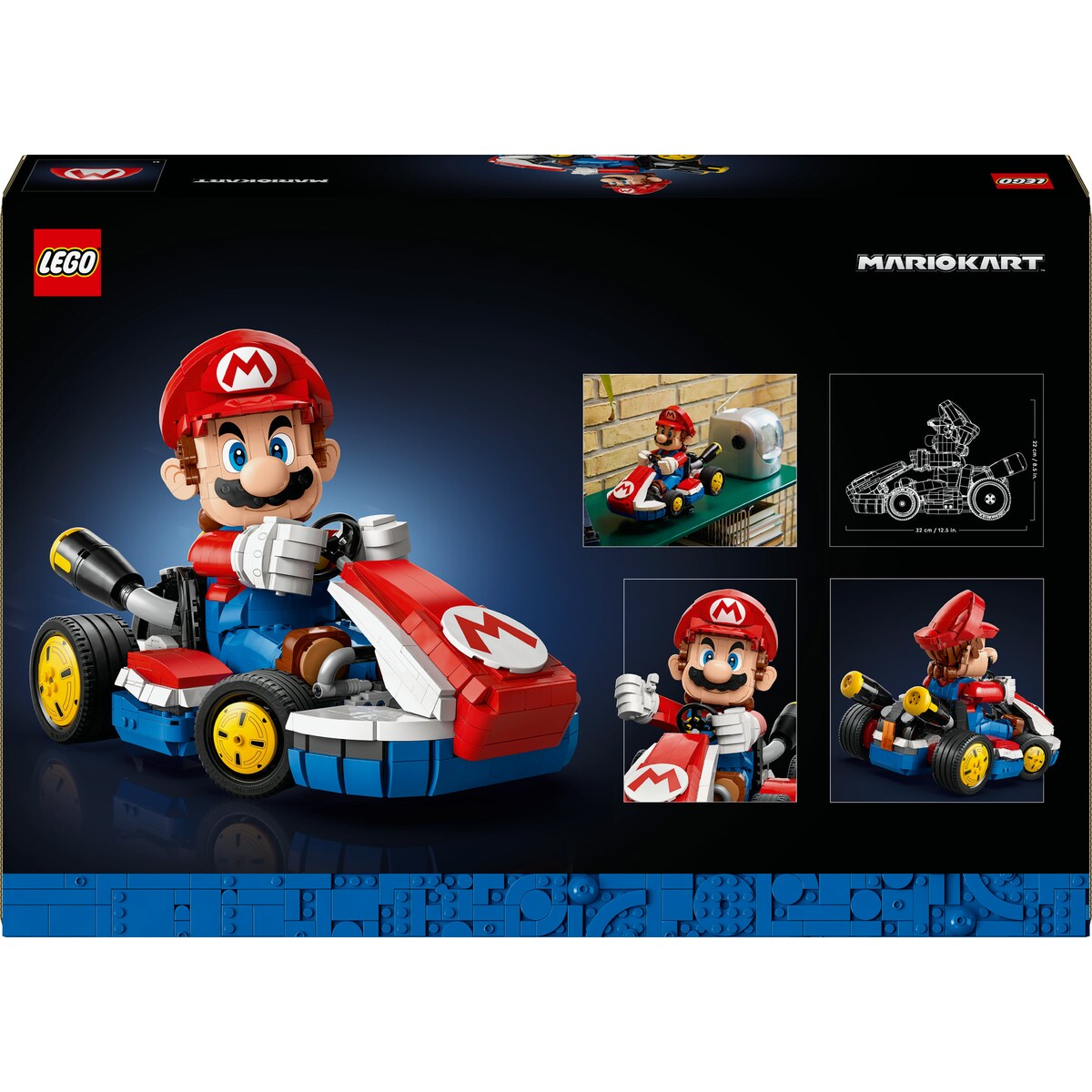 Juego de construcción Mario Kart: Mario y Kart estándar LEGO Super