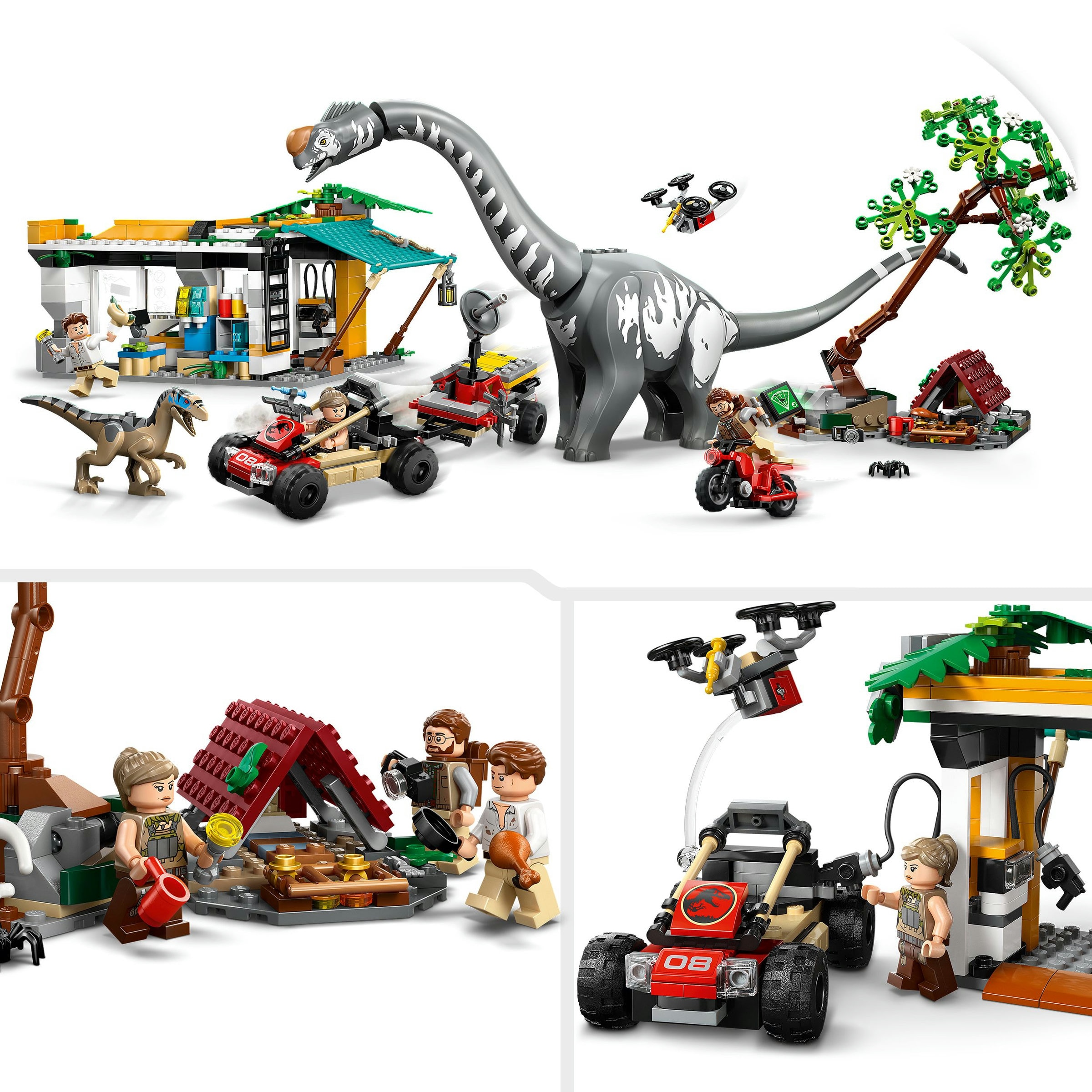 Juego de construcción Misión de Seguimiento: Raptor y Titanosaurus LEGO Jurassic World - 76973 5