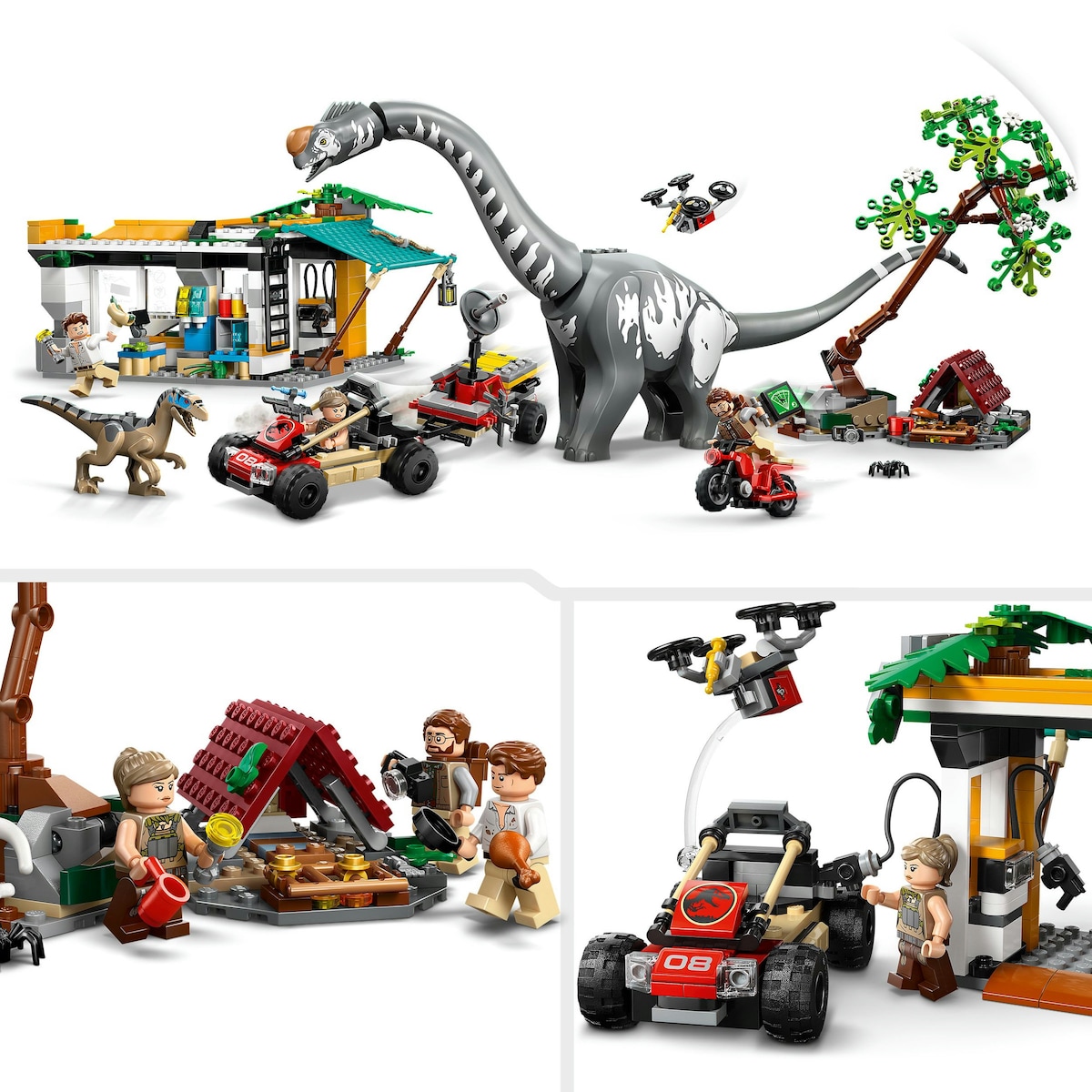 Missão de Localização de Raptor e Titanossauro Lego Jurassic World 5