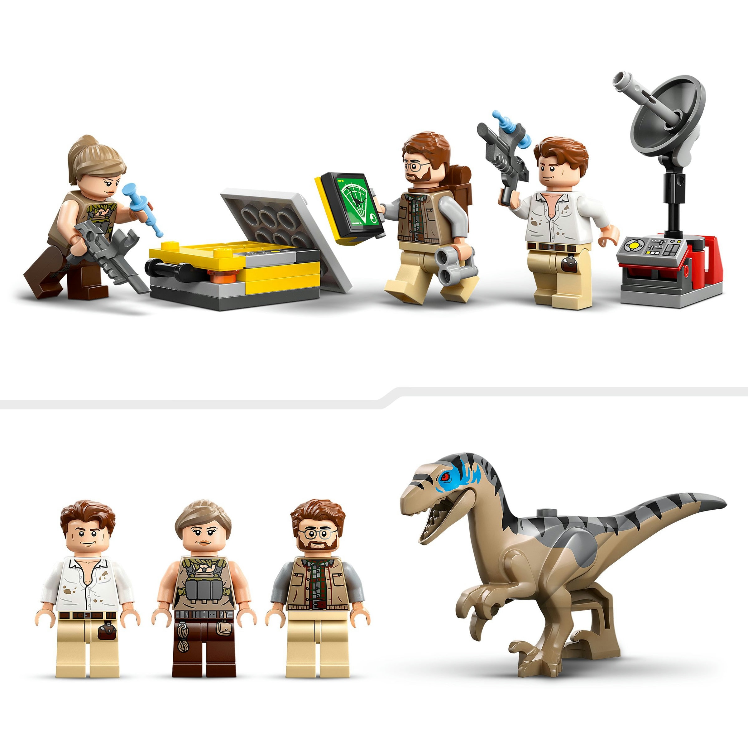 Juego de construcción Misión de Seguimiento: Raptor y Titanosaurus LEGO Jurassic World - 76973 6