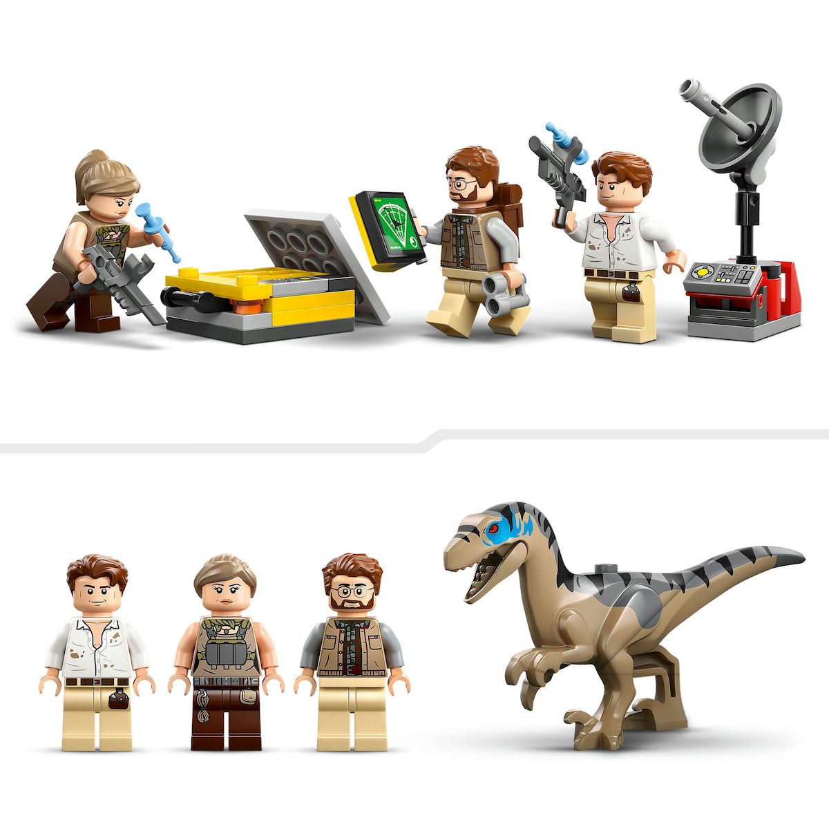 Missão de Localização de Raptor e Titanossauro Lego Jurassic World 6