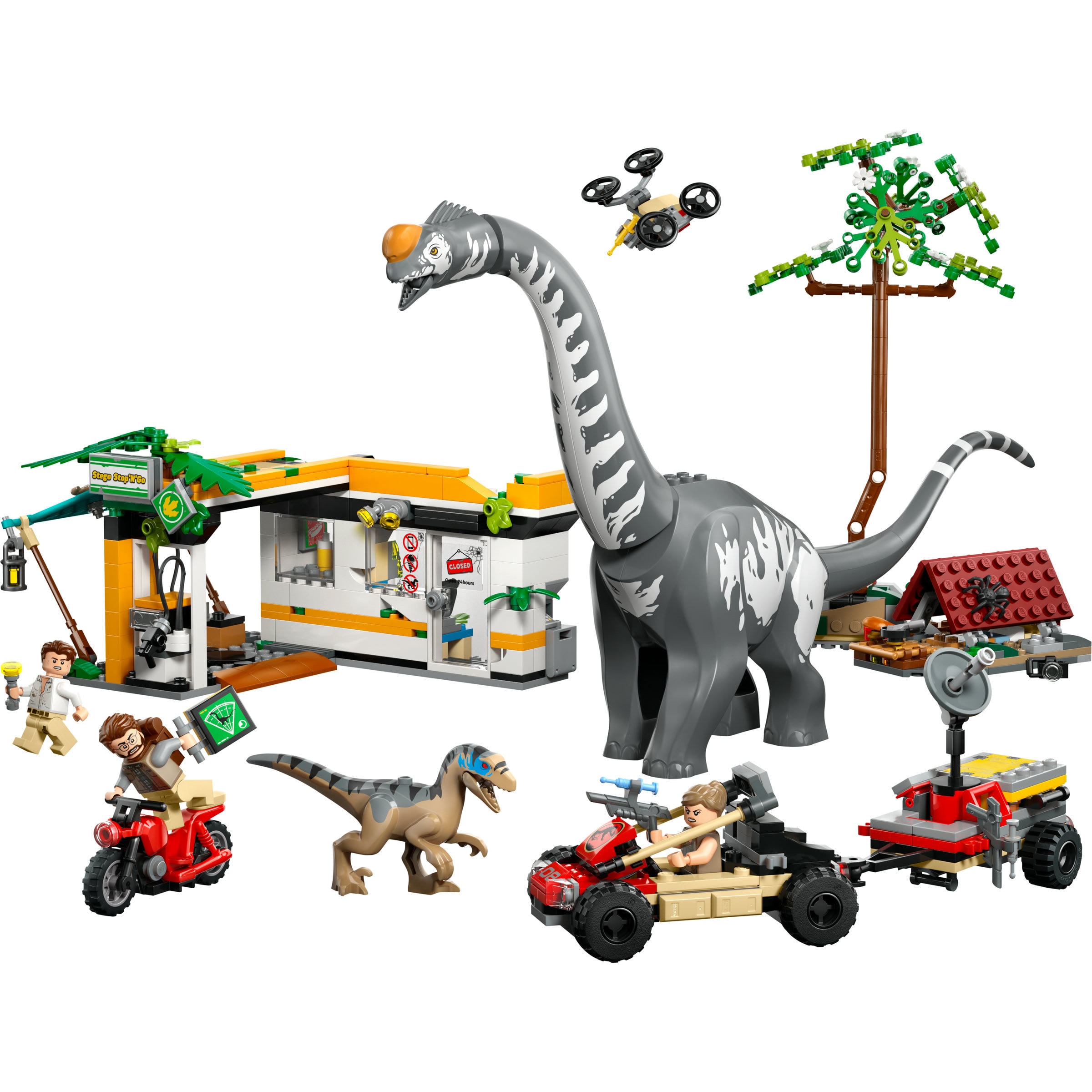 Juego de construcción Misión de Seguimiento: Raptor y Titanosaurus LEGO Jurassic World - 76973 8