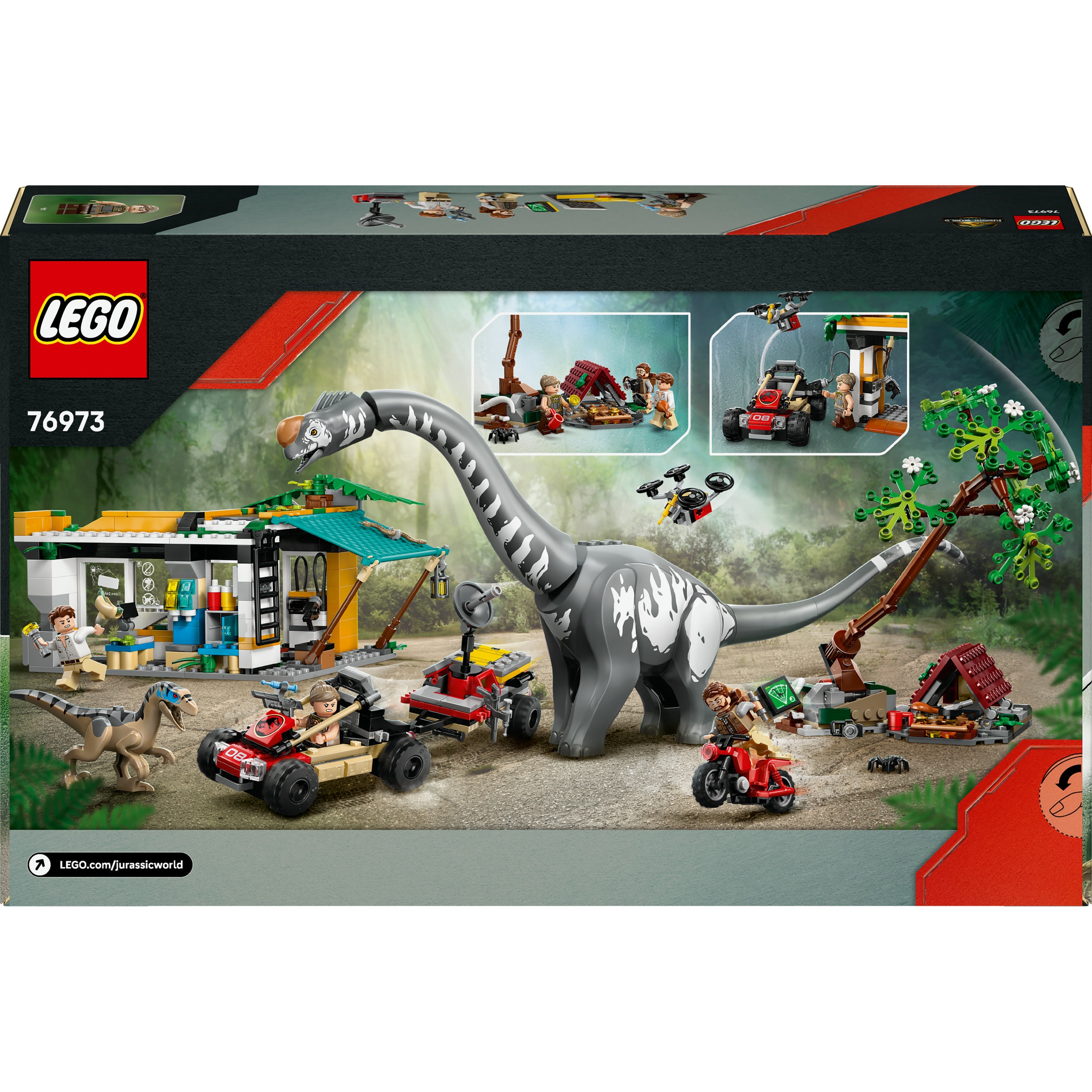 Juego de construcción Misión de Seguimiento: Raptor y Titanosaurus LEGO Jurassic World - 76973 9