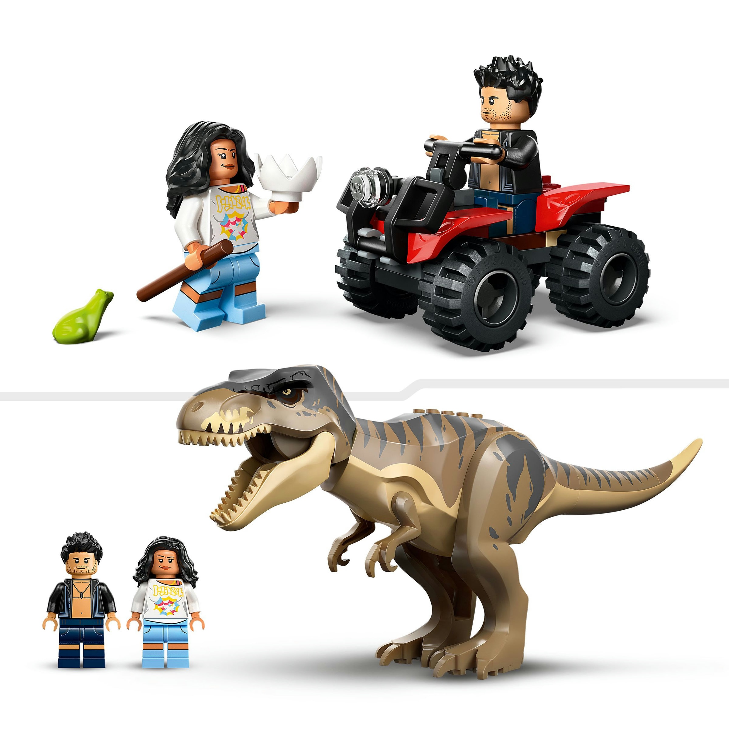 Juego de construcción Huida por el Río y T. rex a la Caza LEGO Jurassic World - 76975 6