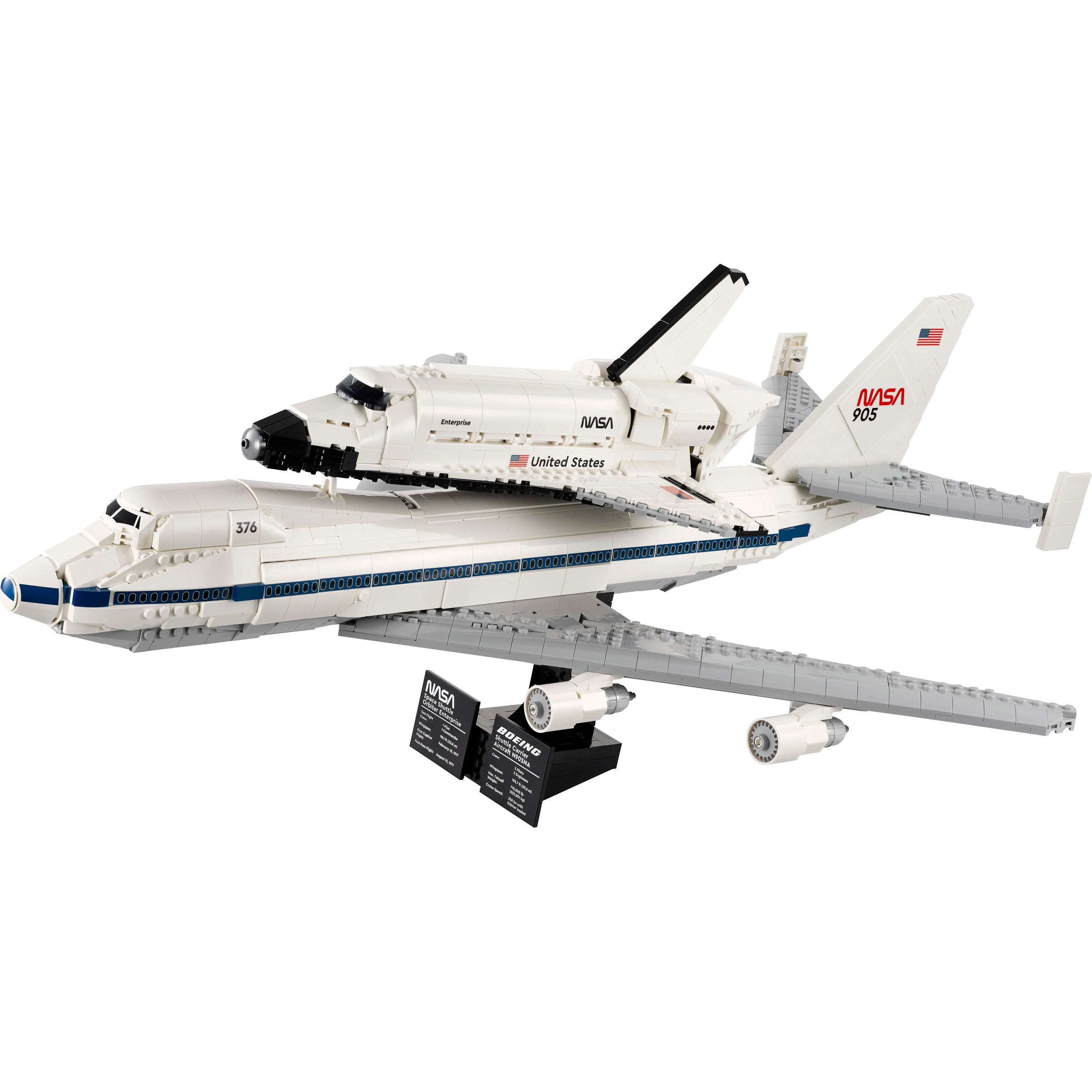 Juego de construcción Shuttle Carrier Aircraft NASA avión LEGO Icons - 10360 8