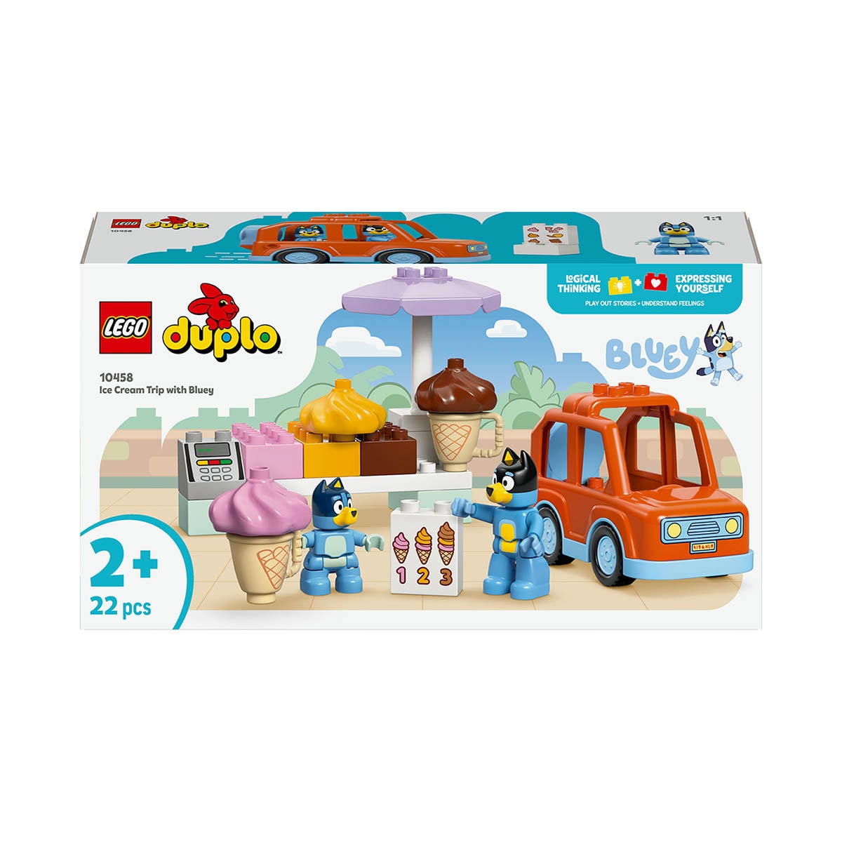 Juego de construcción Excursión a la Heladería con Bluey LEGO Duplo - 10458 1