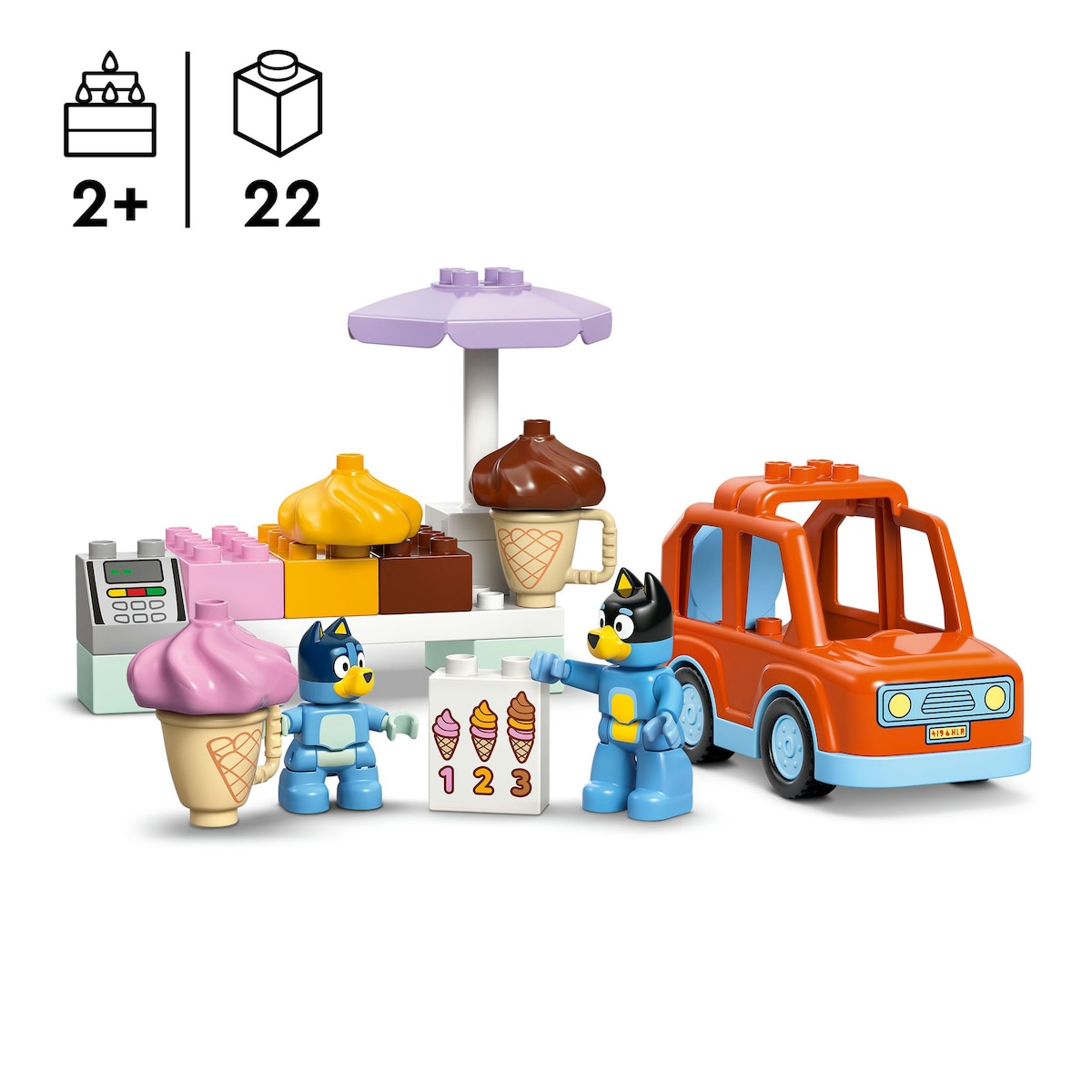 Juego de construcción Excursión a la Heladería con Bluey LEGO Duplo - 10458 4