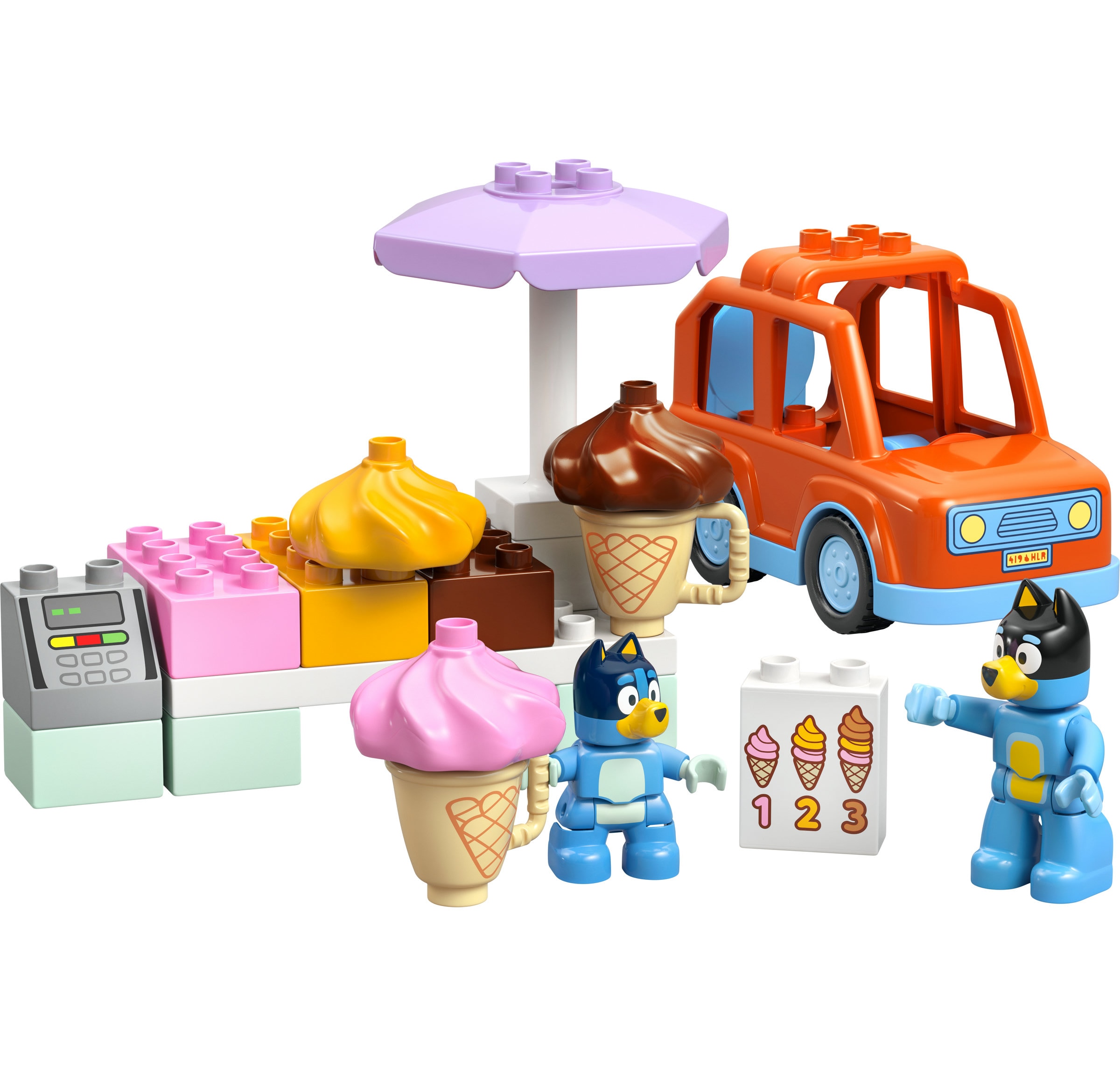 Juego de construcción Excursión a la Heladería con Bluey LEGO Duplo - 10458 8