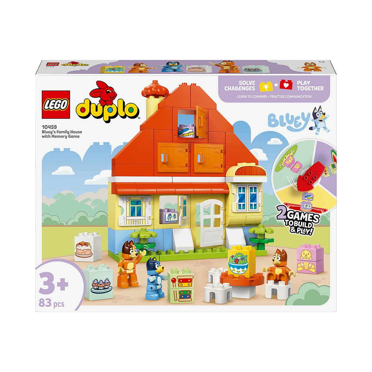 Imagen 0 de Juego de construcción Casa Familiar de Bluey con Juego de Memoria LEGO Duplo - 10459