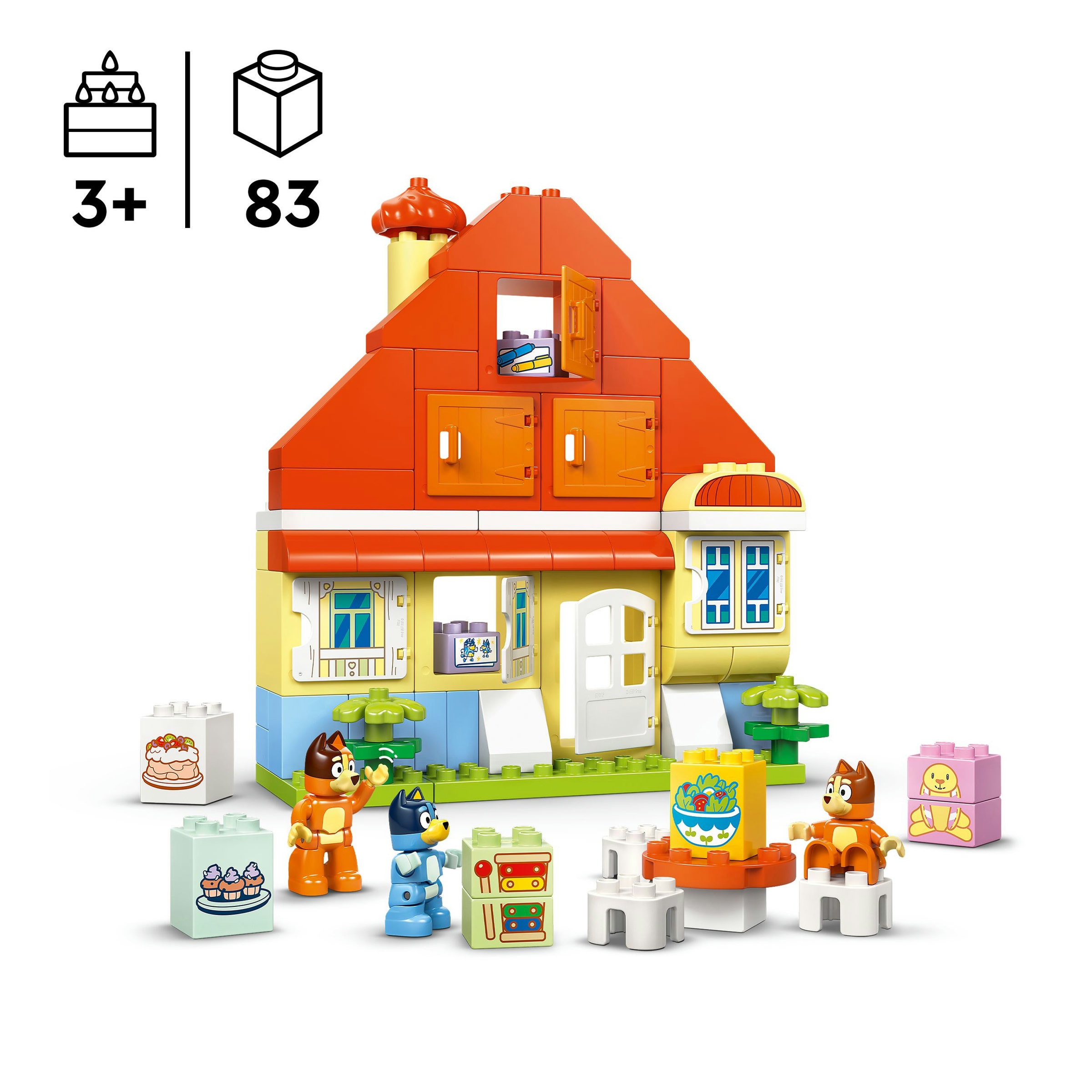 Juego de construcción Casa Familiar de Bluey con Juego de Memoria LEGO Duplo - 10459 4
