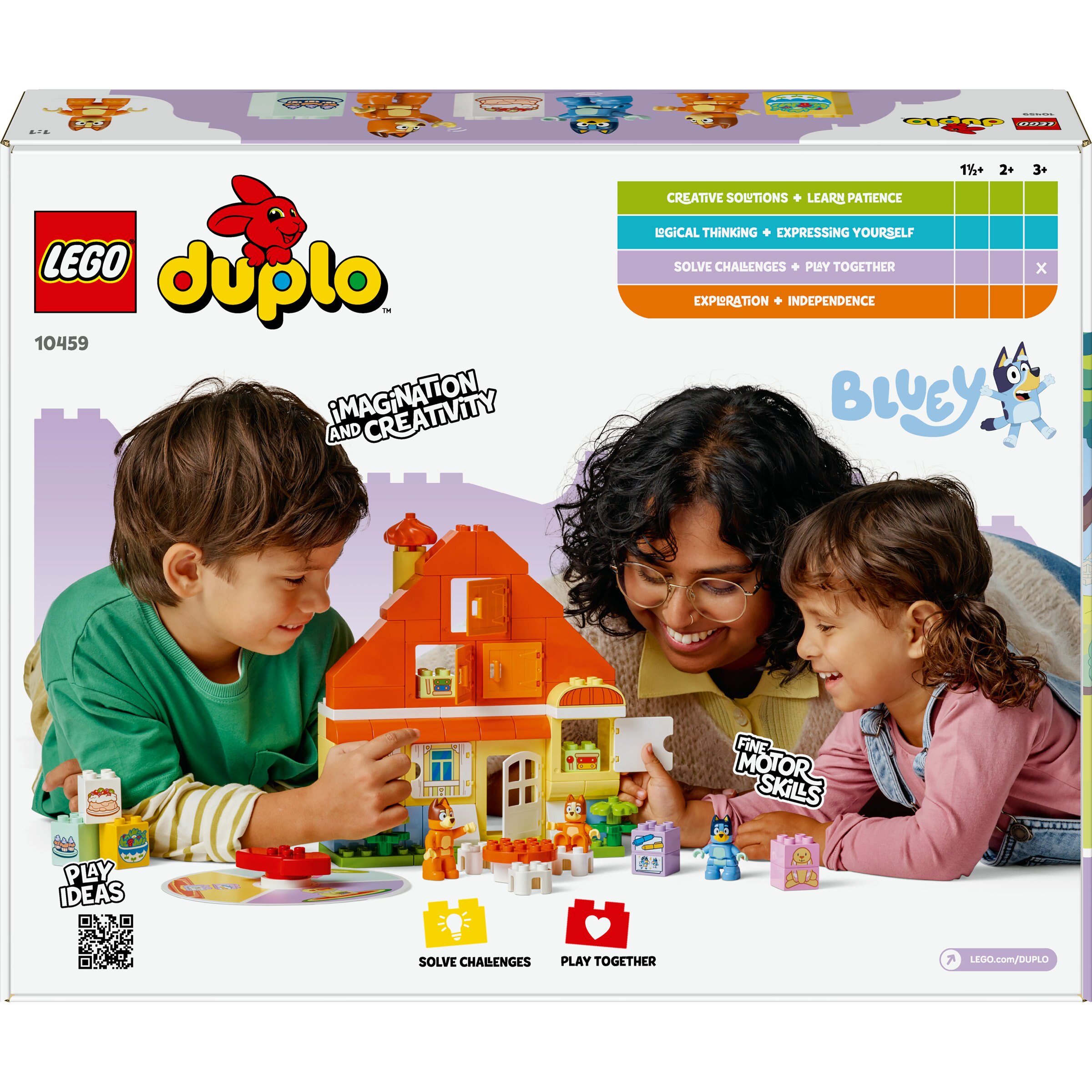 Juego de construcción Casa Familiar de Bluey con Juego de Memoria LEGO Duplo - 10459 9