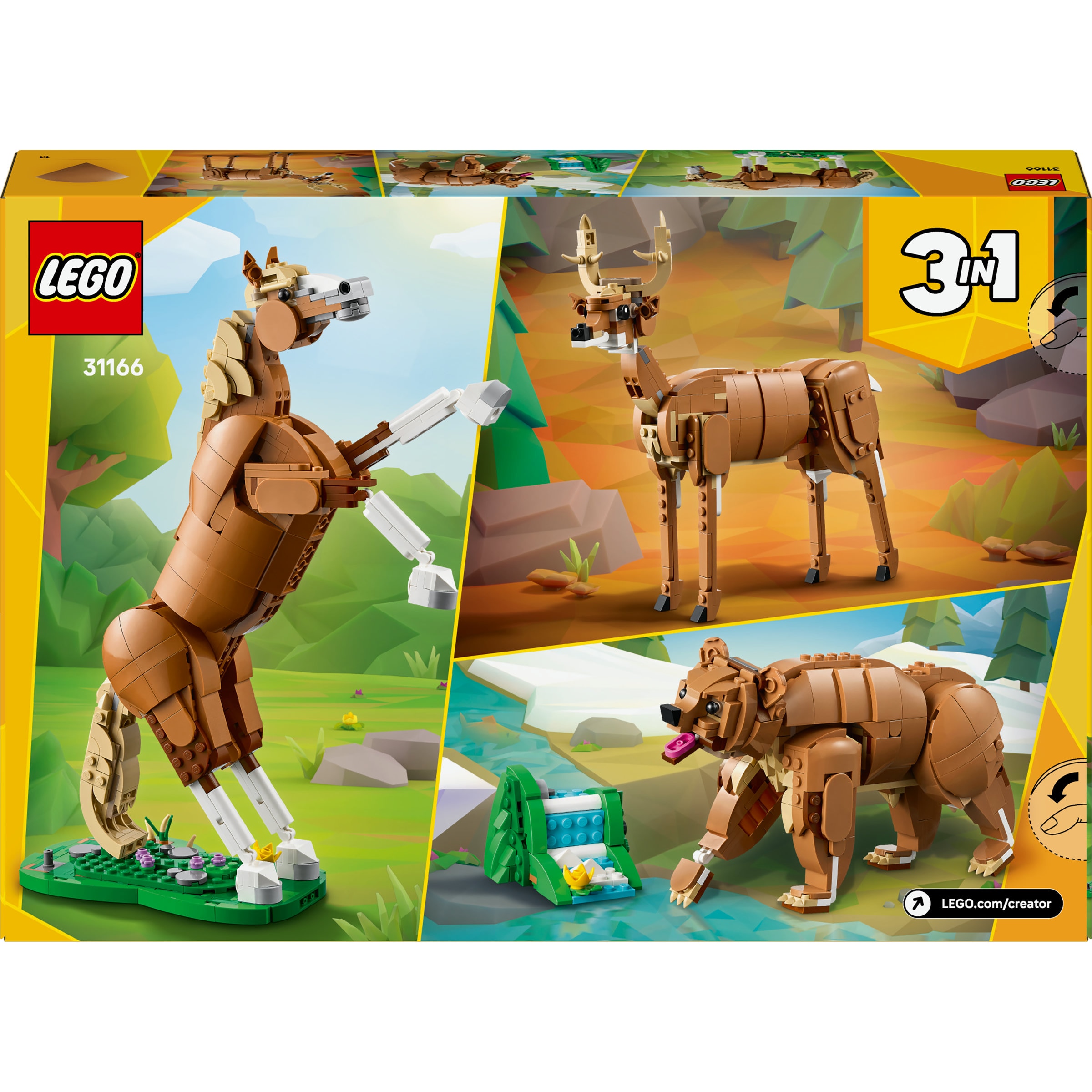 Juego de construcción Caballo Noble LEGO Creator - 31166 9