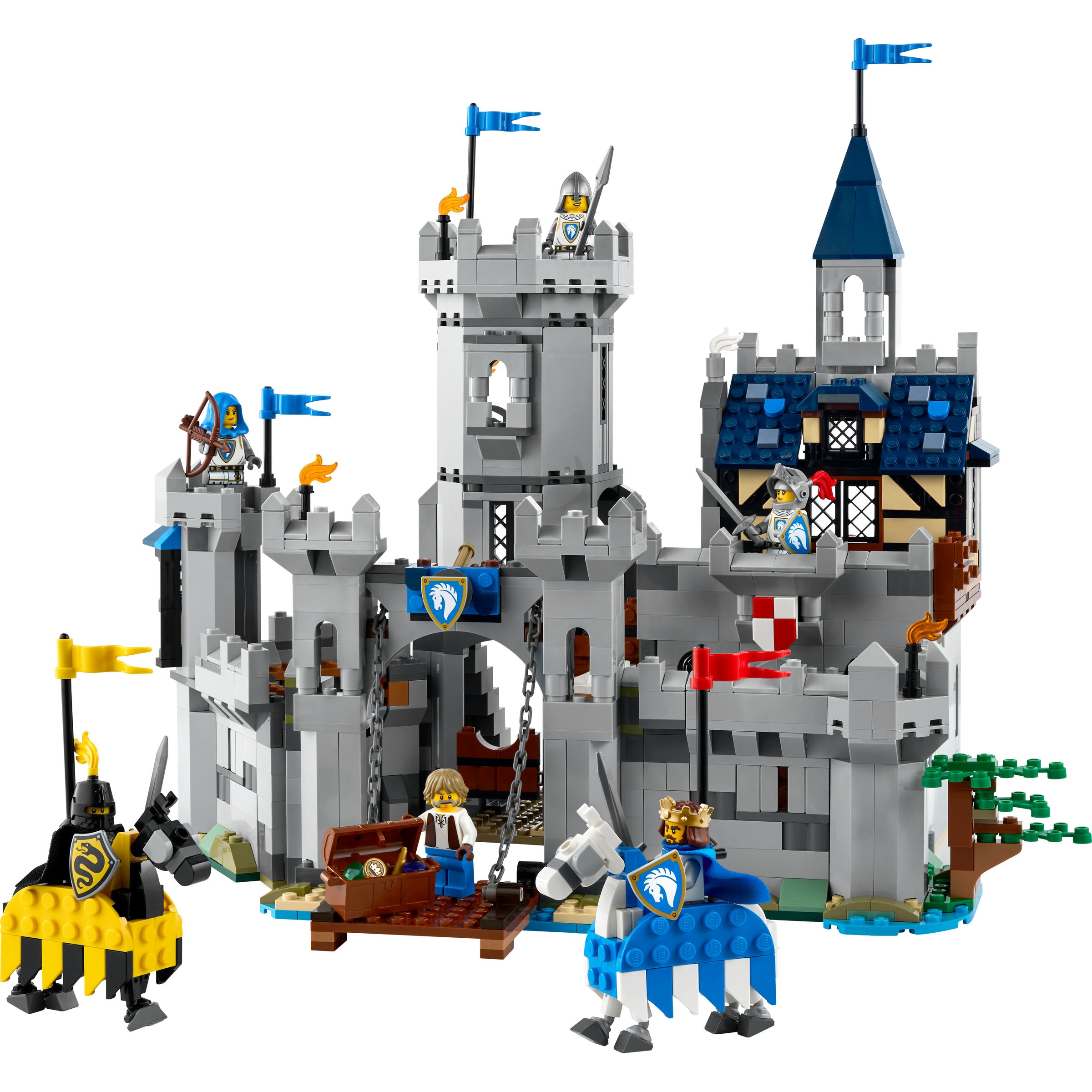 Castelo Medieval com Cavaleiro e Cavalo Lego Creator 8
