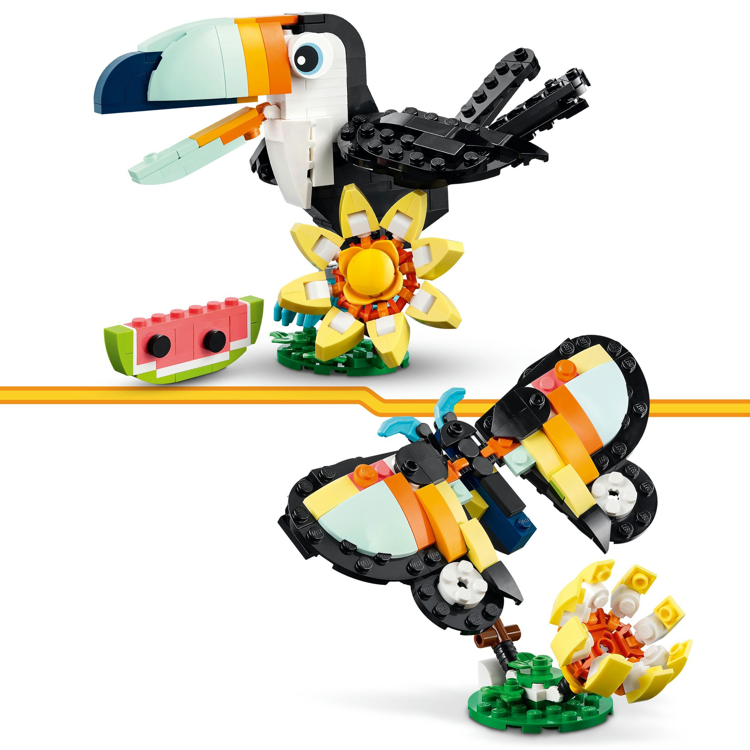 Animais Selvagens: Tucano Tropical Lego Creator 5
