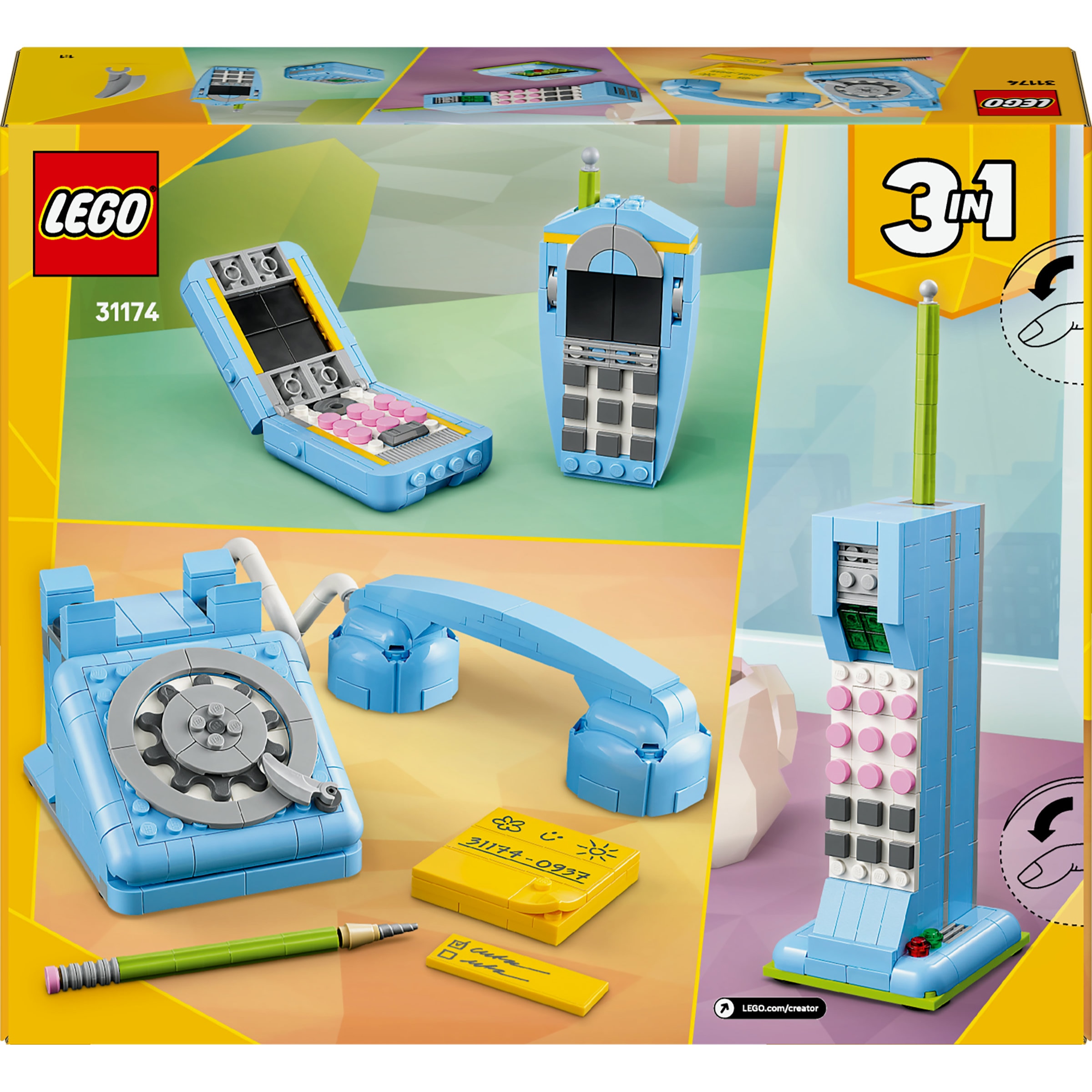 Juego de construcción Teléfono Retro LEGO Creator - 31174 9