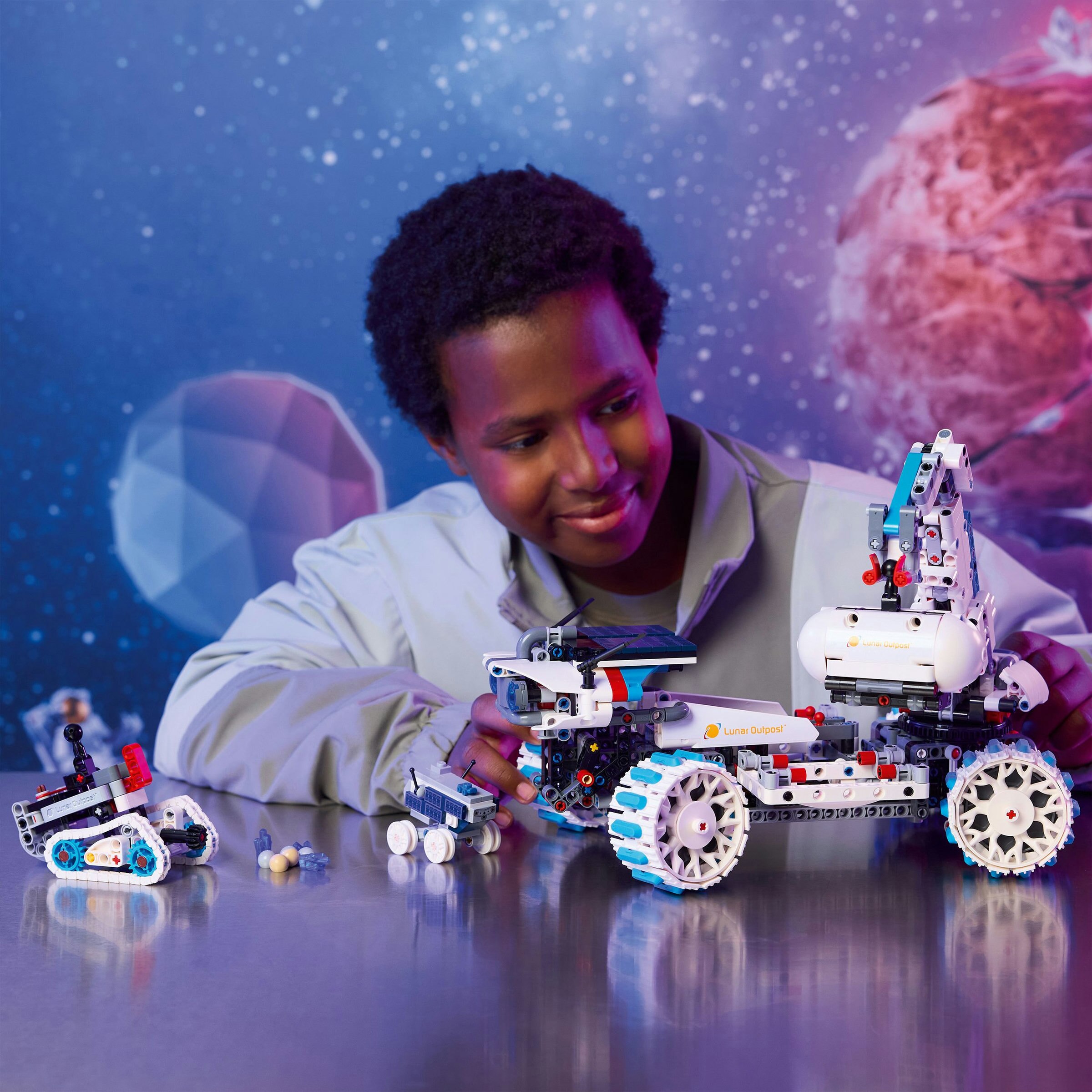 Juego de construcción Vehículo Espacial Lunar Outpost: Róver Lunar LEGO Technic - 42211 3