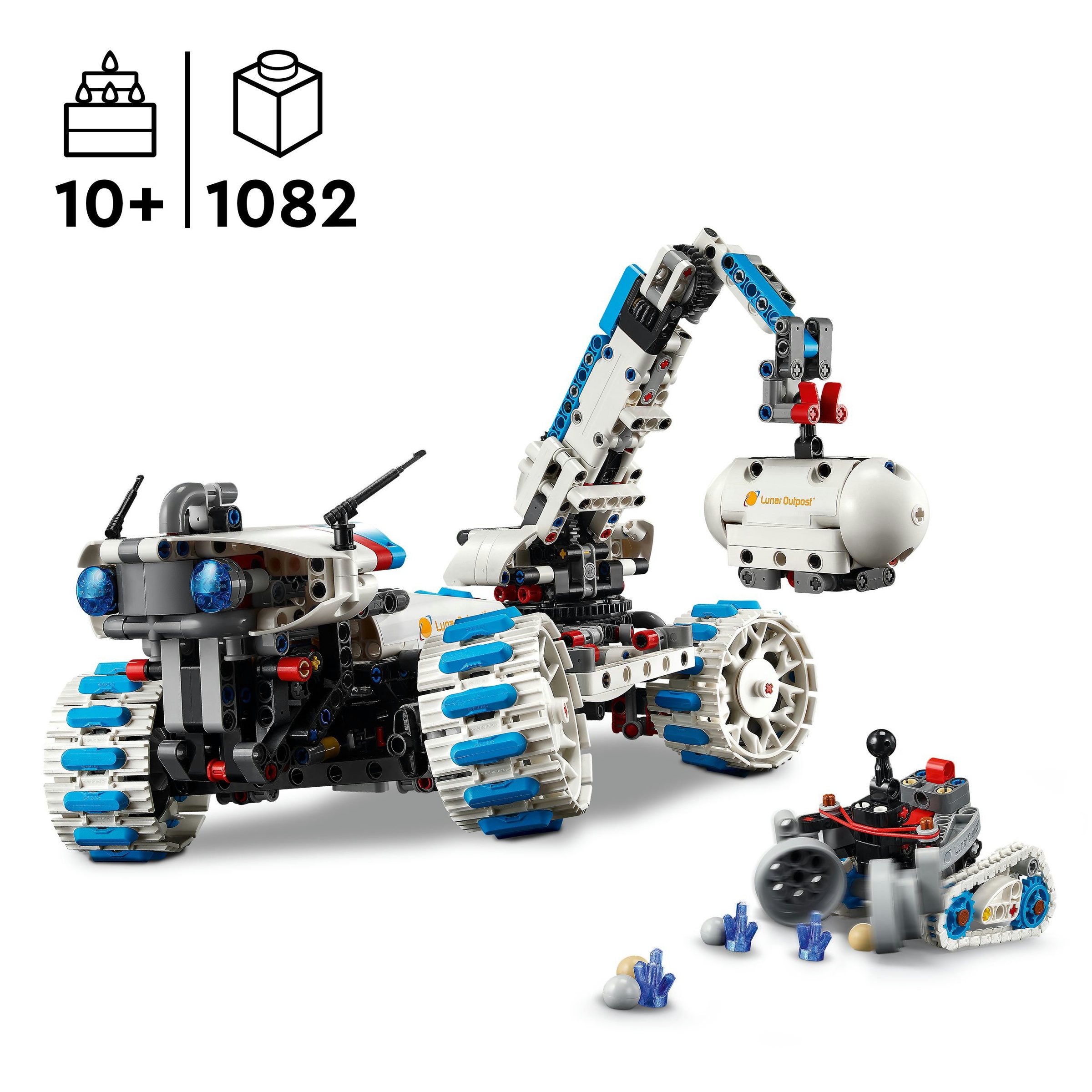 Juego de construcción Vehículo Espacial Lunar Outpost: Róver Lunar LEGO Technic - 42211 4