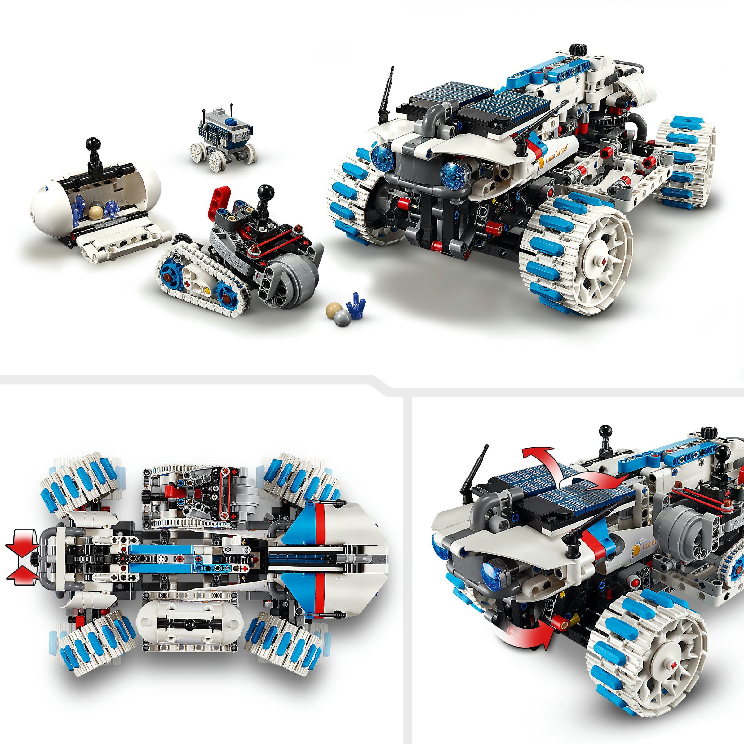 Juego de construcción Vehículo Espacial Lunar Outpost: Róver Lunar LEGO Technic - 42211 5