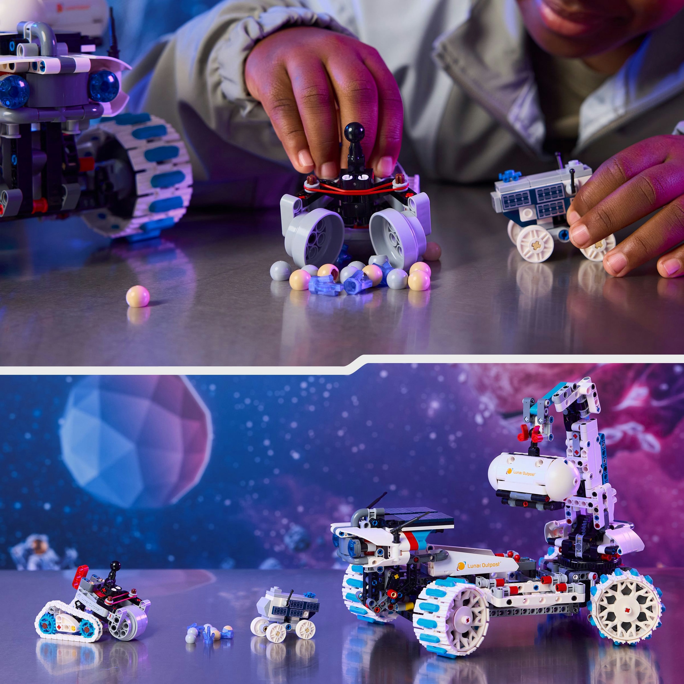 Juego de construcción Vehículo Espacial Lunar Outpost: Róver Lunar LEGO Technic - 42211 7