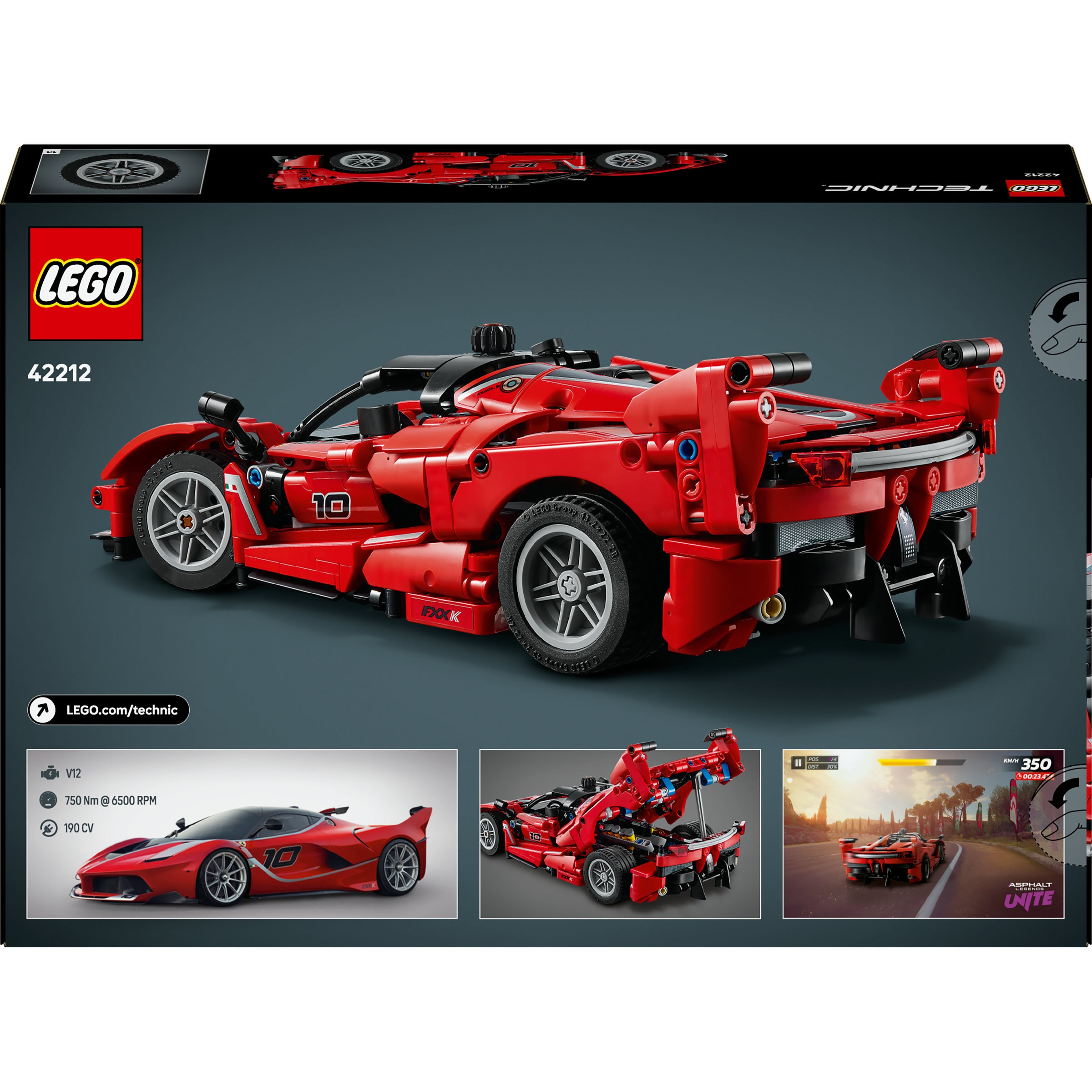 Juego de construcción Ferrari FXX K LEGO Technic - 42212 9