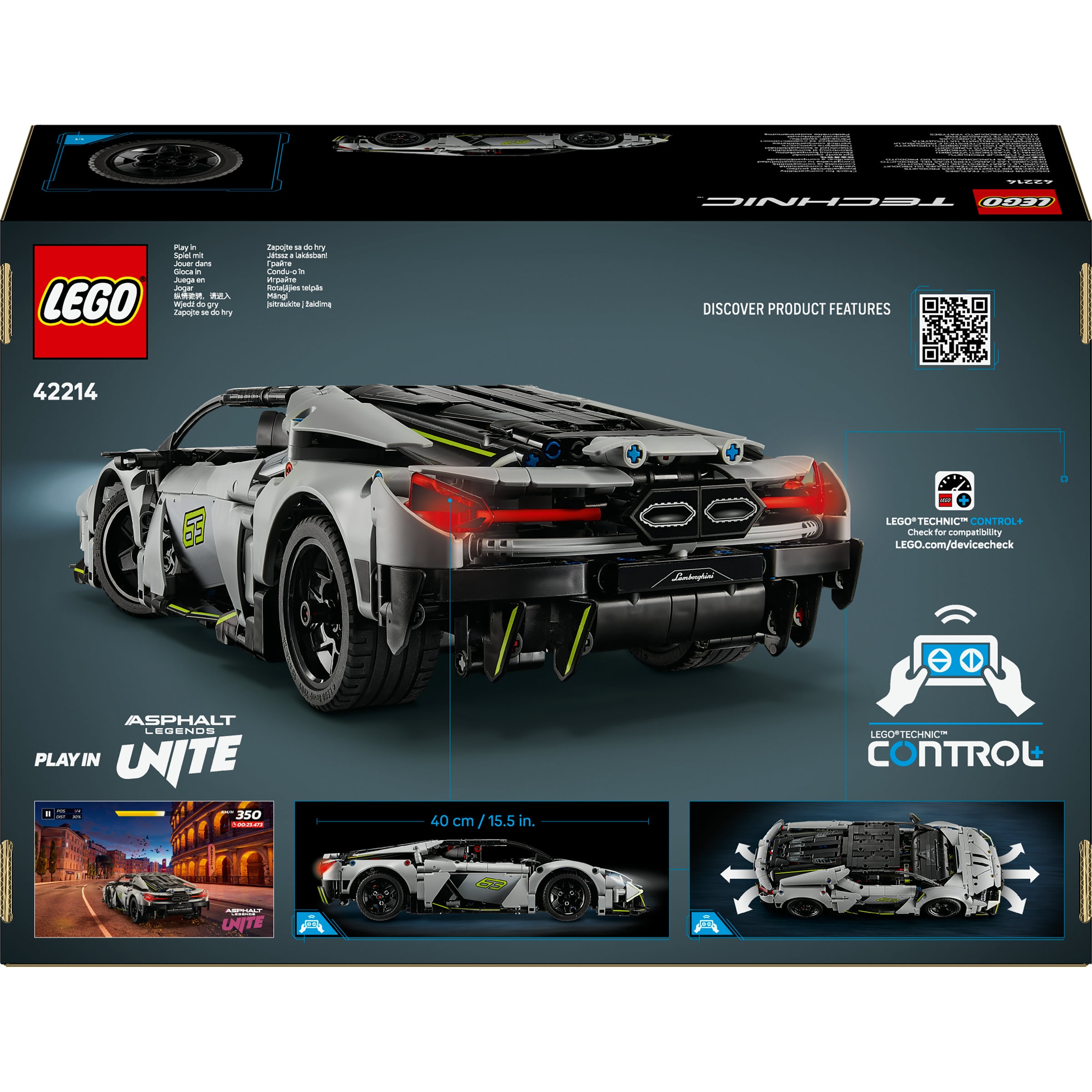 Juego de construcción Superdeportivo Lamborghini Revuelto LEGO Technic - 42214 9