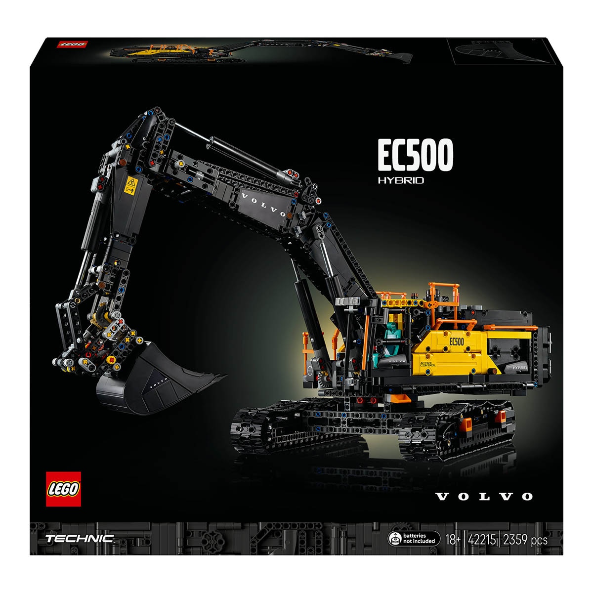 LEGO – Juego de construcción Excavadora Volvo EC500 Hybrid LEGO Technic.