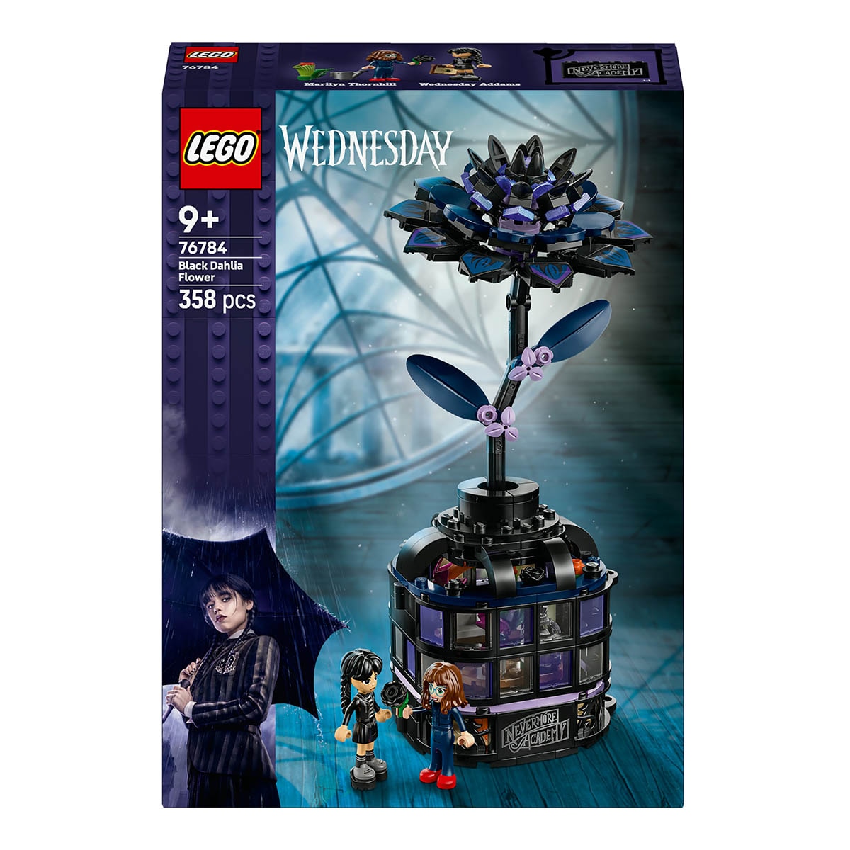 Imagen 0 de Juego de construcción Dalia Negra LEGO Miércoles - 76784