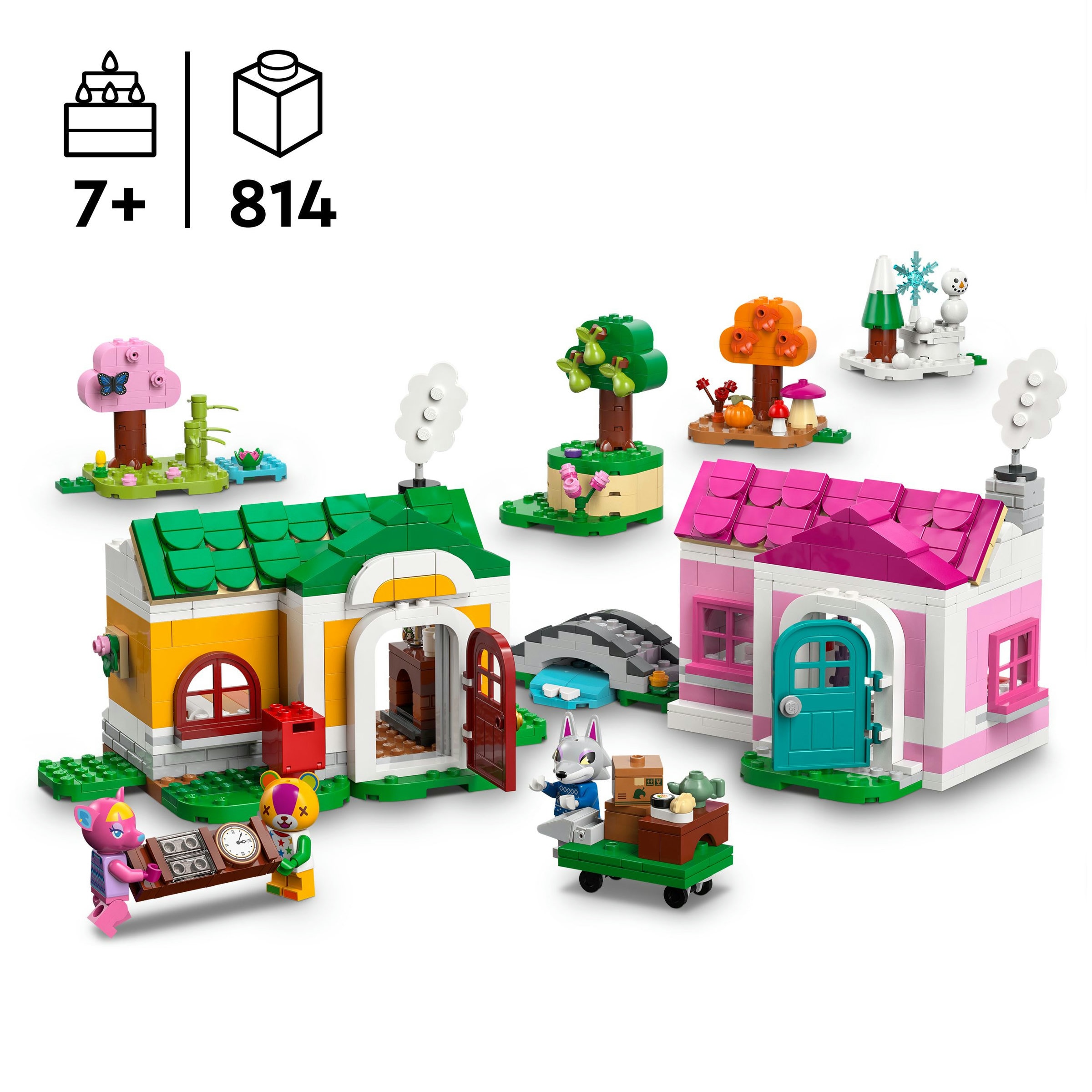 Juego de construcción Casas Creativas: Diversión estacional LEGO Animal Crossing - 77057 4