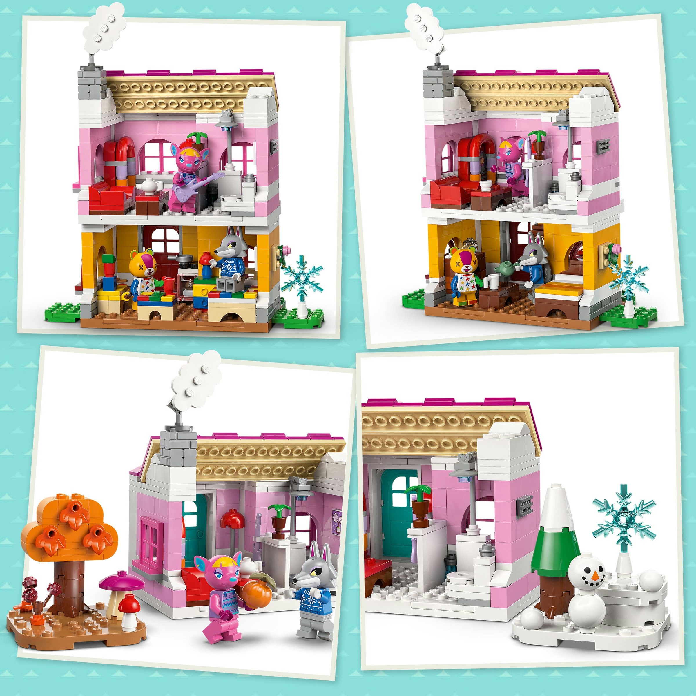 Juego de construcción Casas Creativas: Diversión estacional LEGO Animal Crossing - 77057 6