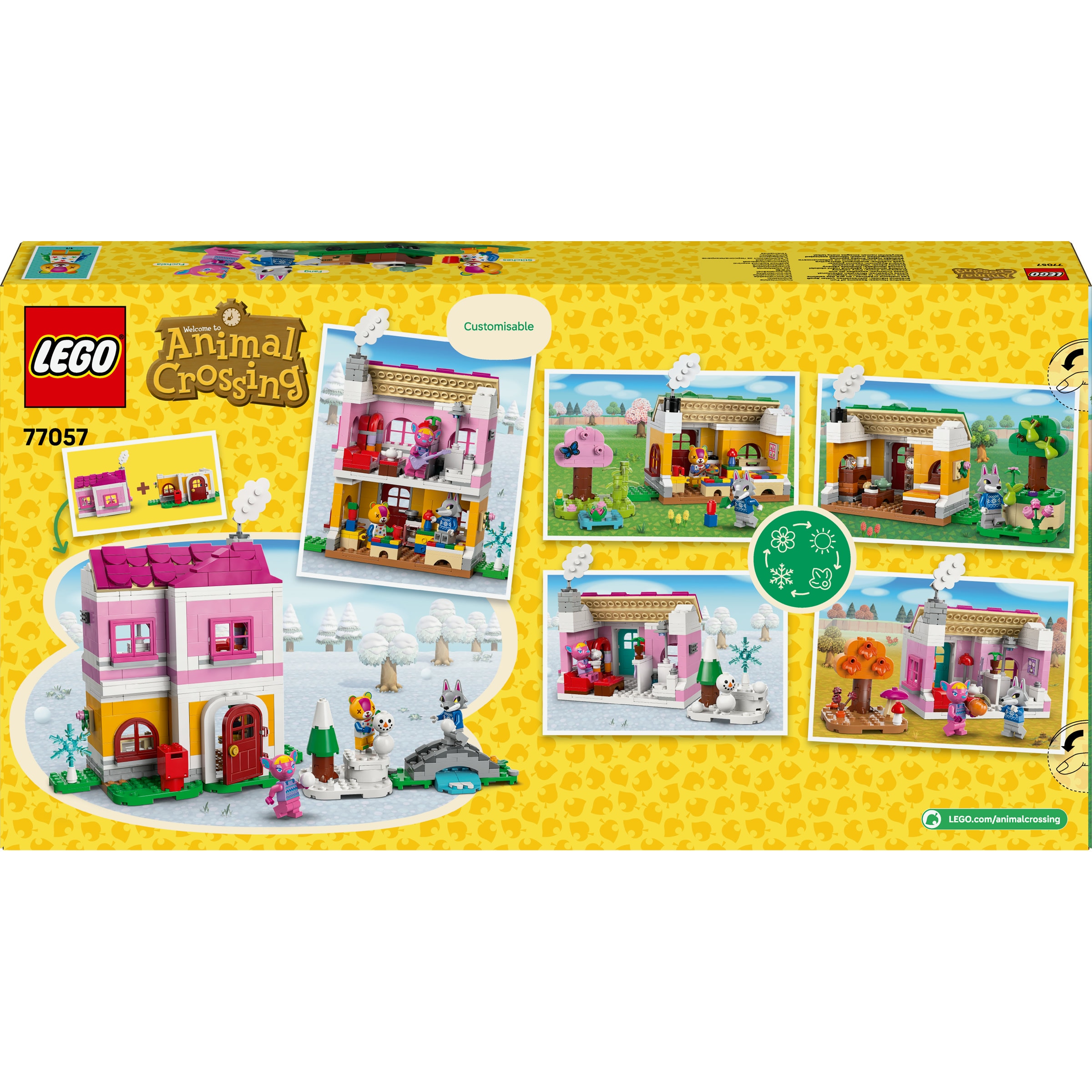 Juego de construcción Casas Creativas: Diversión estacional LEGO Animal Crossing - 77057 9