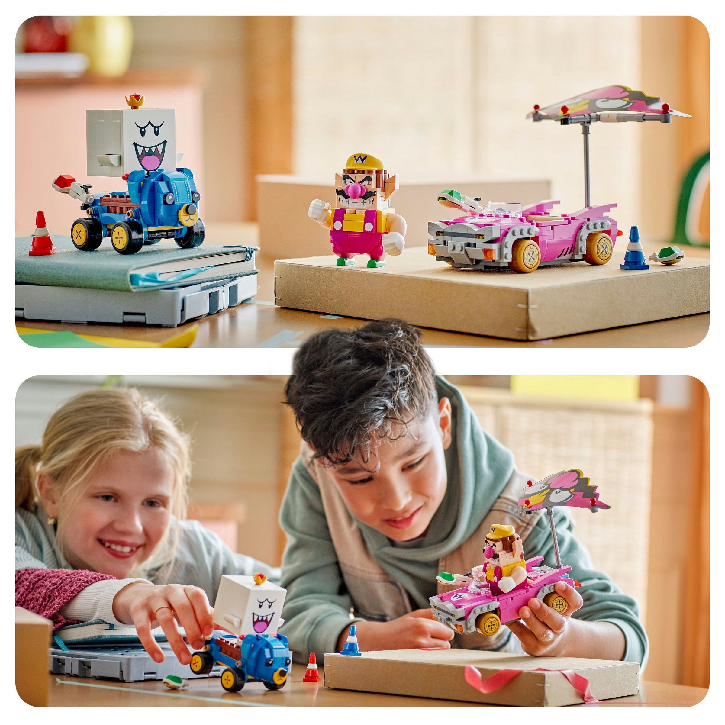 Juego de construcción Mario Kart Wario y Rey Boo LEGO Super Mario - 72038 3