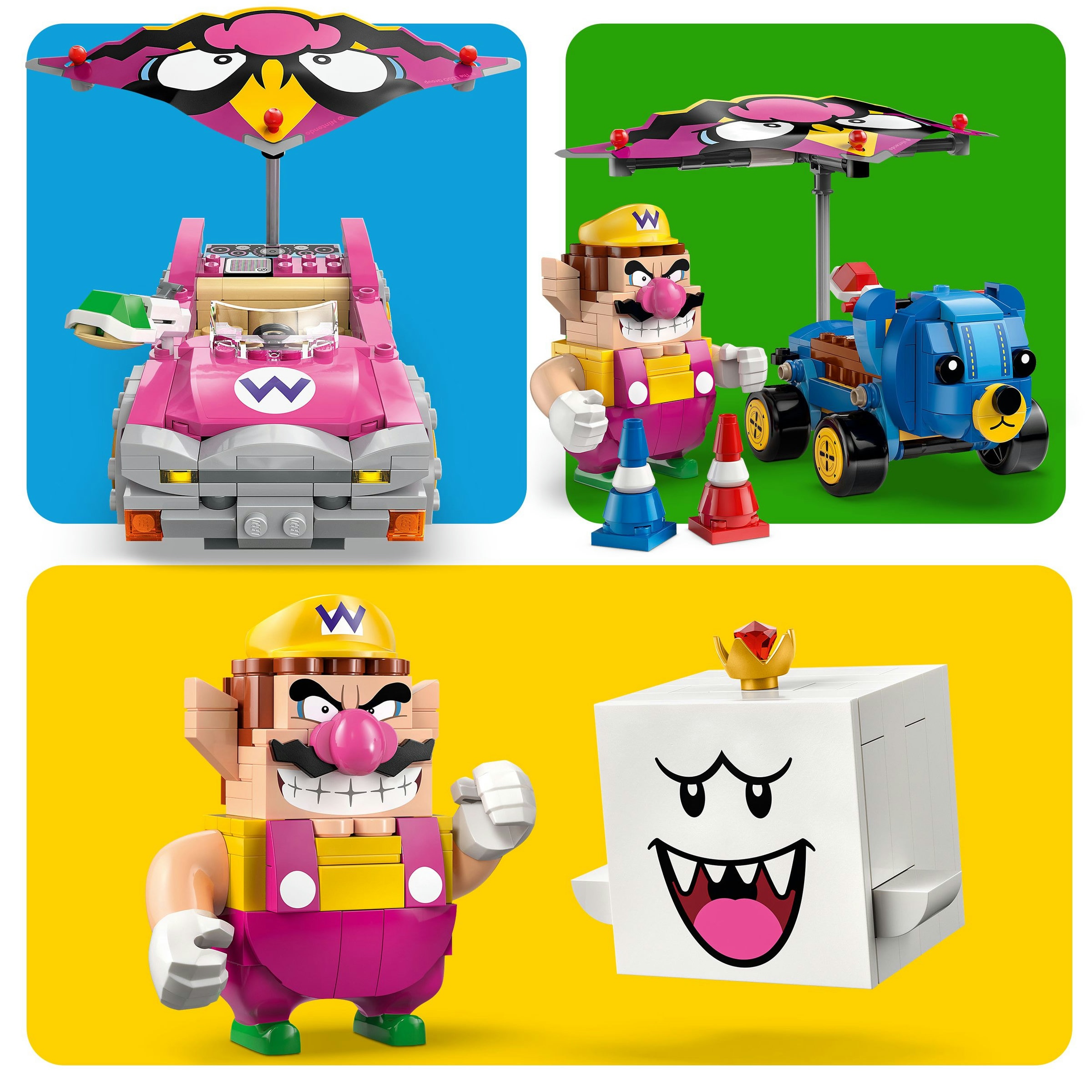 Juego de construcción Mario Kart Wario y Rey Boo LEGO Super Mario - 72038 7