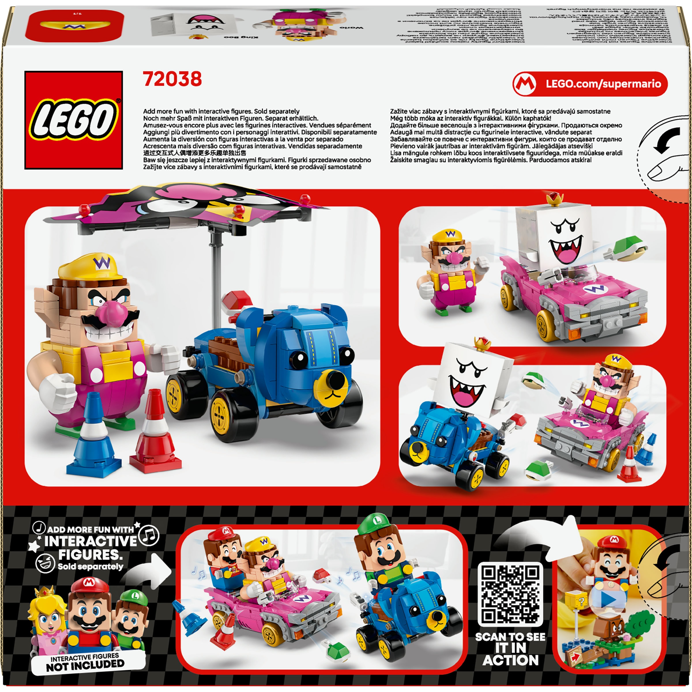 Juego de construcción Mario Kart Wario y Rey Boo LEGO Super Mario - 72038 9