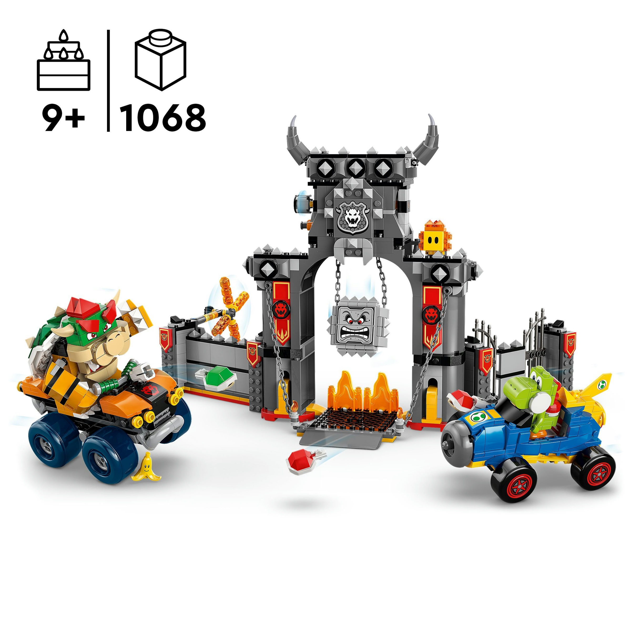 Juego de construcción Mario Kart Castillo de Bowser LEGO Super Mario - 72039 4