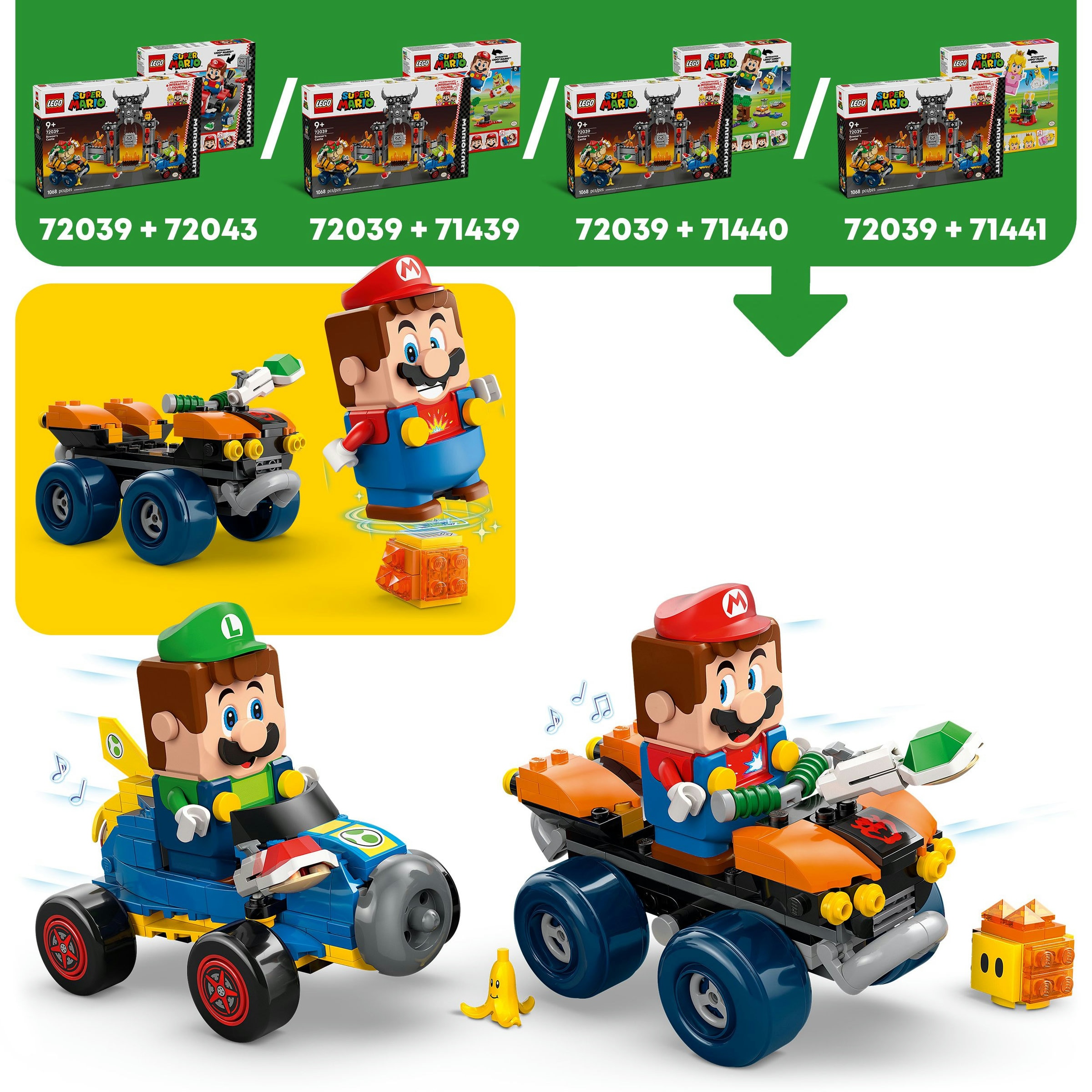 Juego de construcción Mario Kart Castillo de Bowser LEGO Super Mario - 72039 5