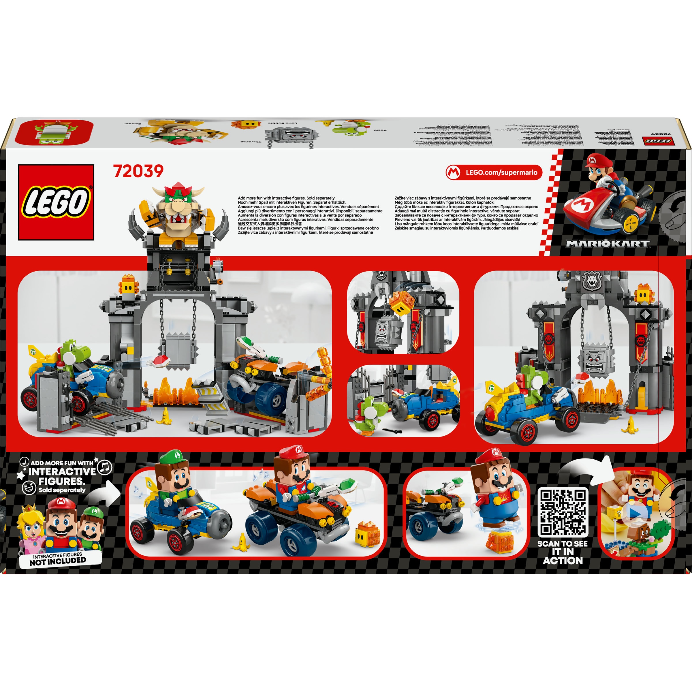 Juego de construcción Mario Kart Castillo de Bowser LEGO Super Mario - 72039 9