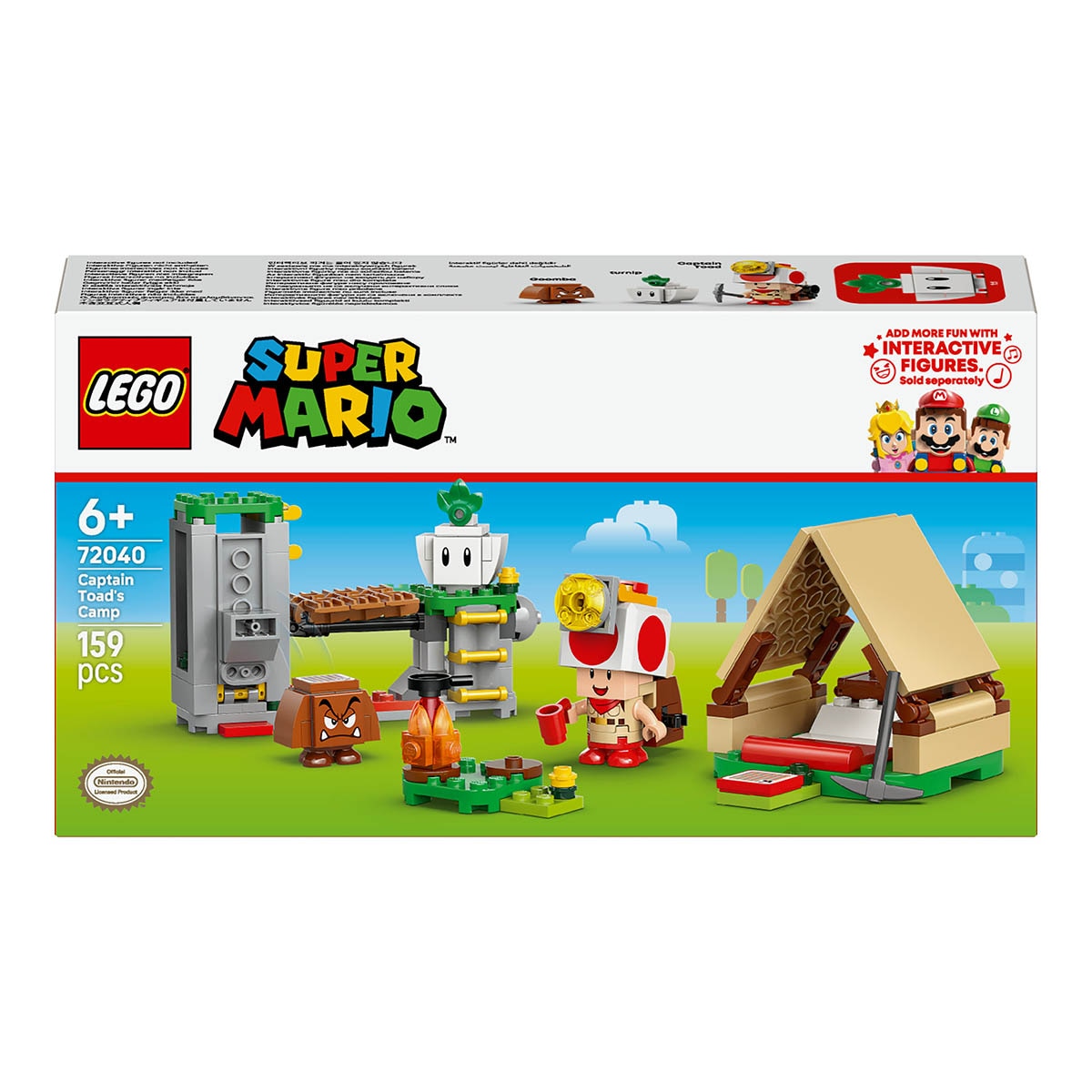 Imagen 0 de Juego de construcción De acampada con el Capitán Toad LEGO Super Mario - 72040